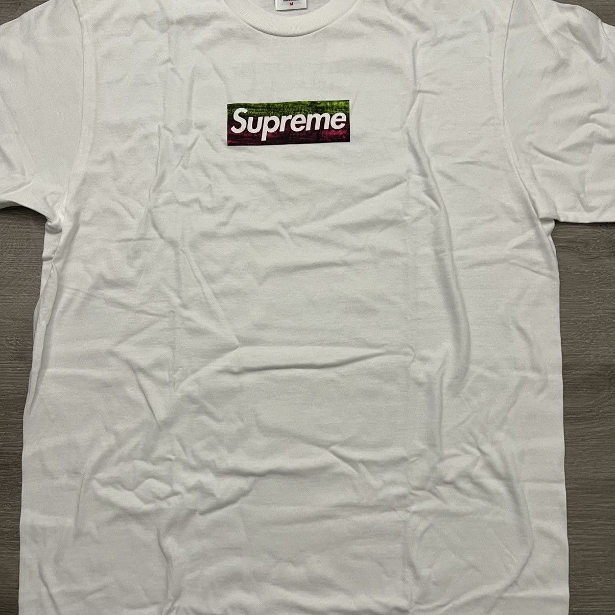 Supreme Supreme LA Relief Fire Box Logo Tee Sterling Ruby Size US M / EU 48-50 / 2 - 3 Thumbnail
