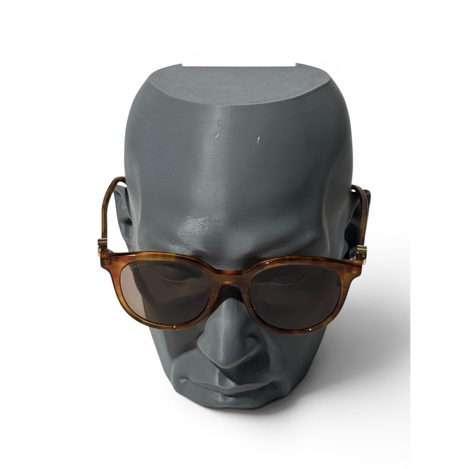 Gucci Gucci Oval Tortoise Sunglasses Size ONE SIZE - 3 Thumbnail