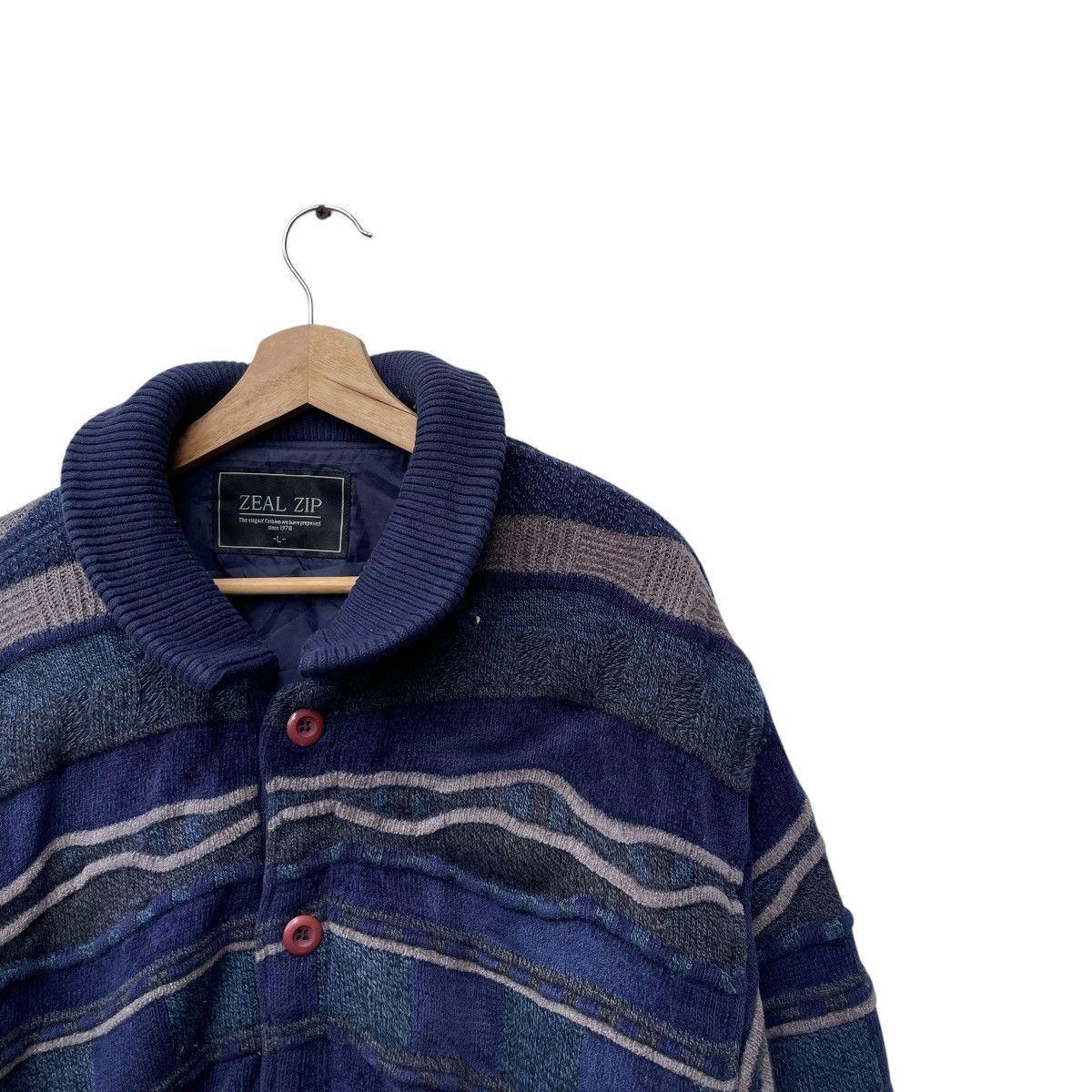 Japanese Brand Zeal Zip Stripe Jacket