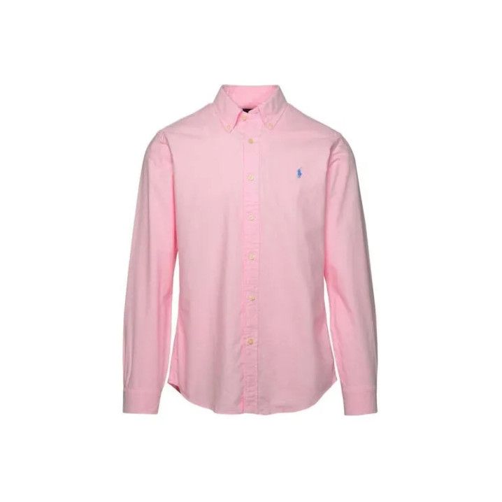 Polo Ralph Lauren Polo Ralph Lauren Men's Pink Embroidered Long-Sleeve Shirt Size US M / EU 48-50 / 2 - 1 Thumbnail