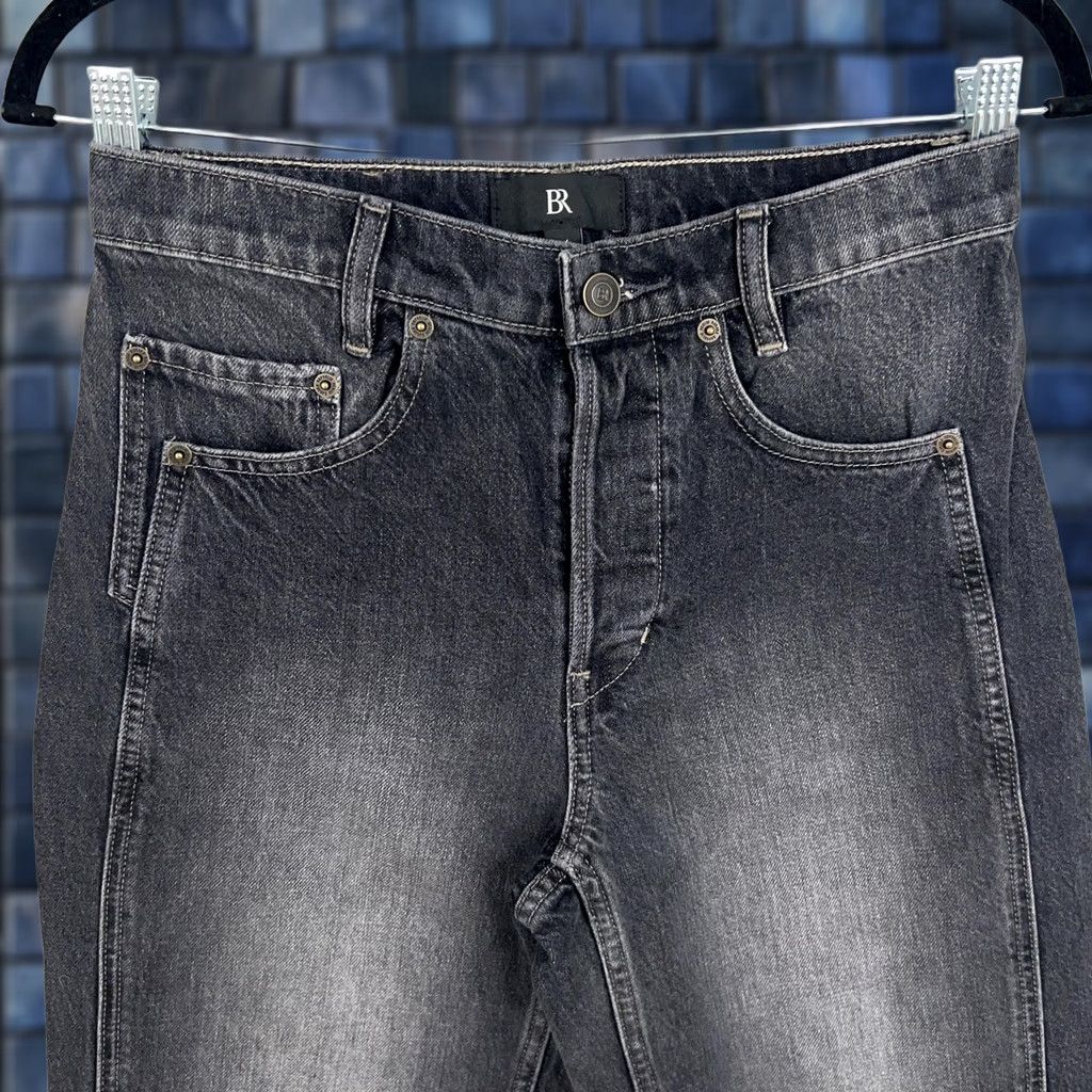 Banana Republic Banana Republic Jeans Womens 26 Washed Black Denim The Ranger Jean Button Fly Size 26" / US 2 / IT 38 - 1 Thumbnail