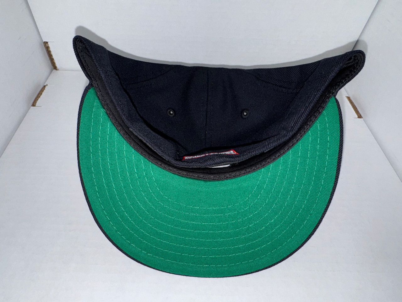 New Era Atlanta Black Crackers Fitted Cap, Navy (Size 7 1/2) Size ONE SIZE - 4 Thumbnail