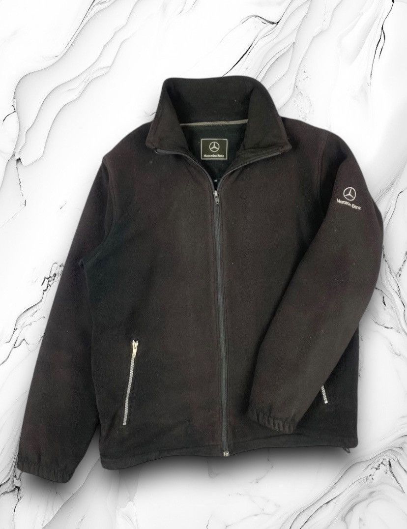 Mercedes-Benz × Vintage Vintage Mercedes Benz Service Racing Fleece Jacket Size US M / EU 48-50 / 2 - 1 Thumbnail