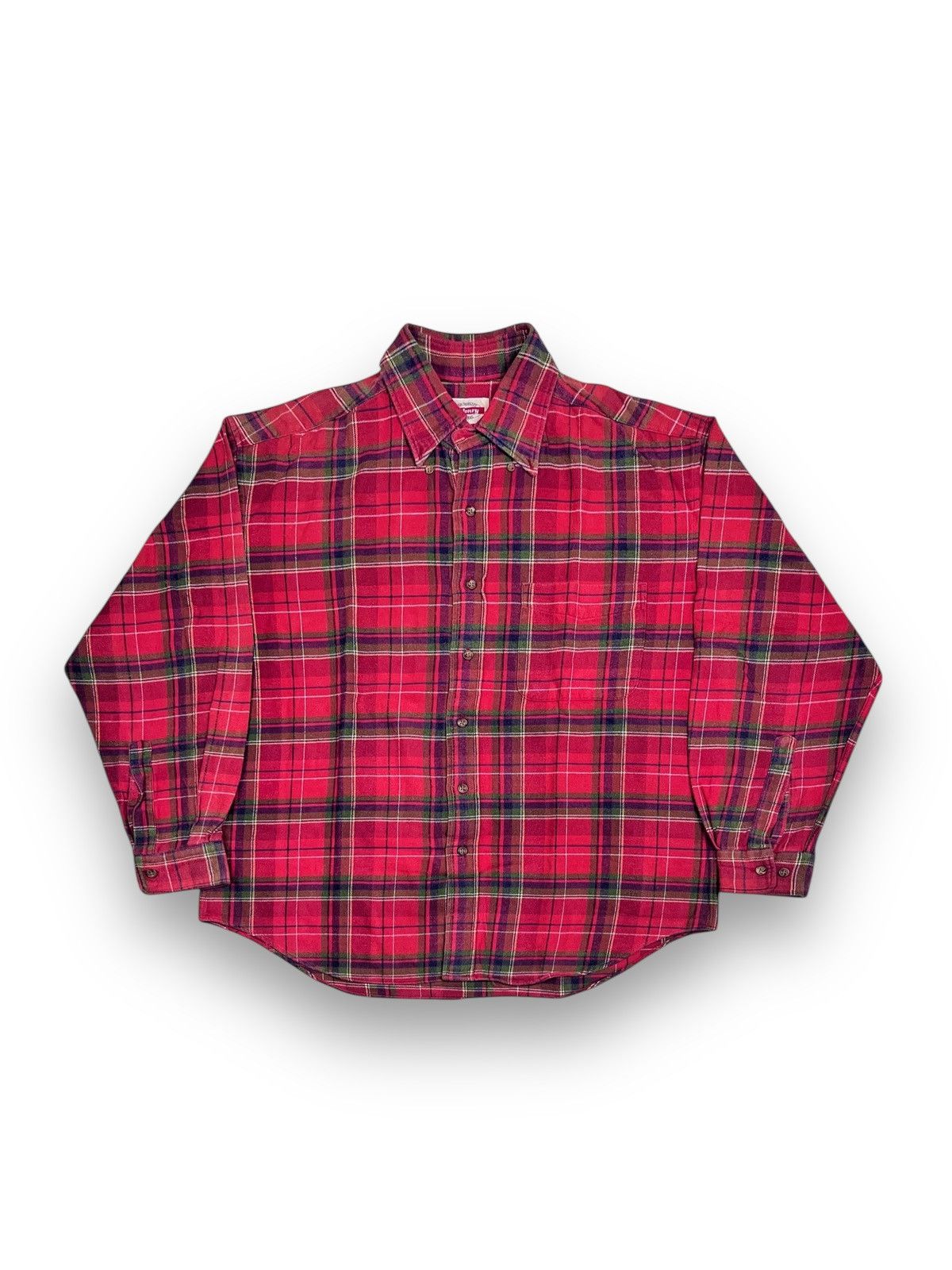 Flannel × Vintage 90s O.Henry Vintage Heavyweight Plaid Flannel Size US XL / EU 56 / 4 - 1 Thumbnail