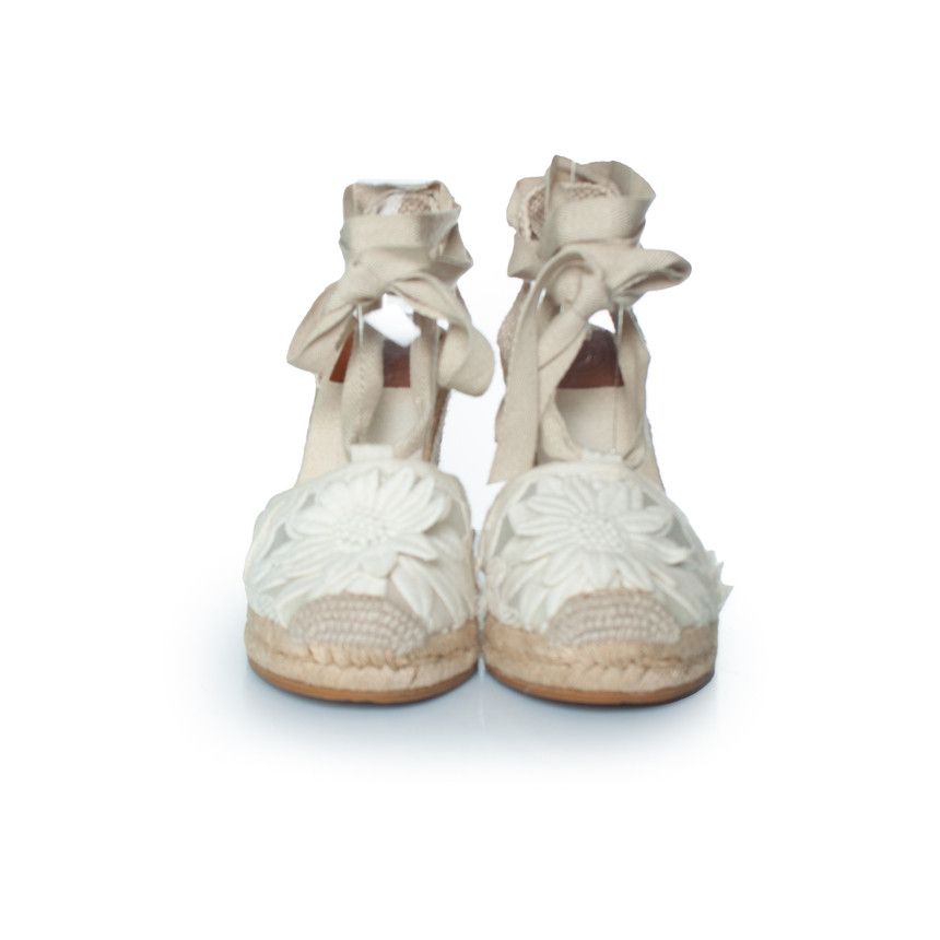 Tory Burch Tory Burch, floral espadrille wedge Size US 7.5 / IT 37.5 - 2 Thumbnail