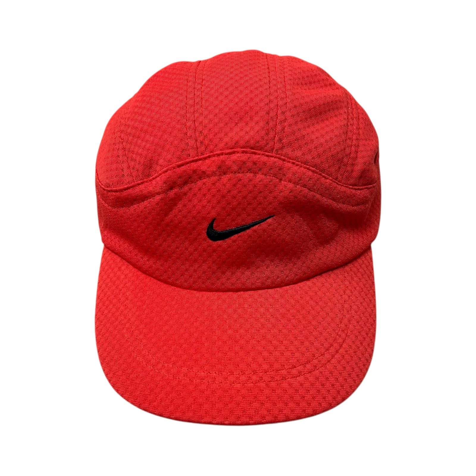 RARE VTG 90s NIKE TAILWIND PANEL HAT CAP RED BLACK