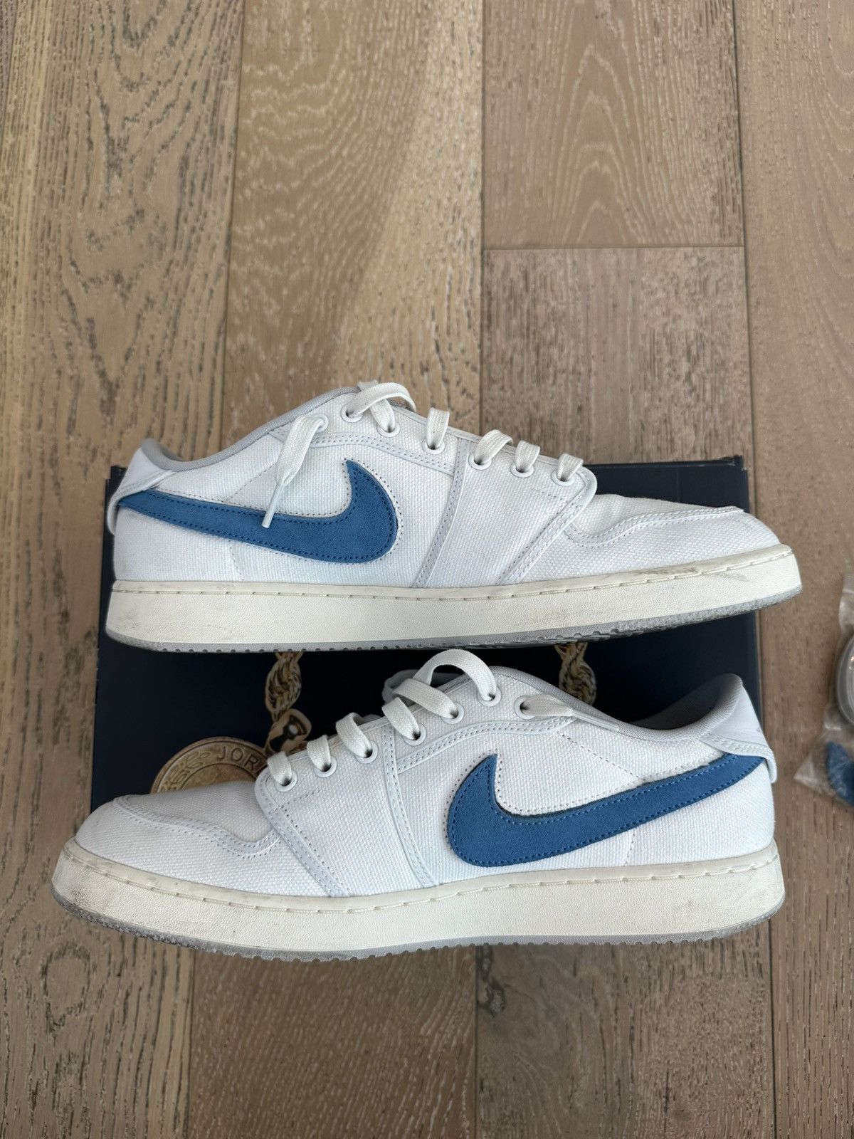 Jordan Brand × Union LA Jordan 1 Retro AJKO Low SP Union White Canvas Size US 13 / EU 46 - 5 Thumbnail