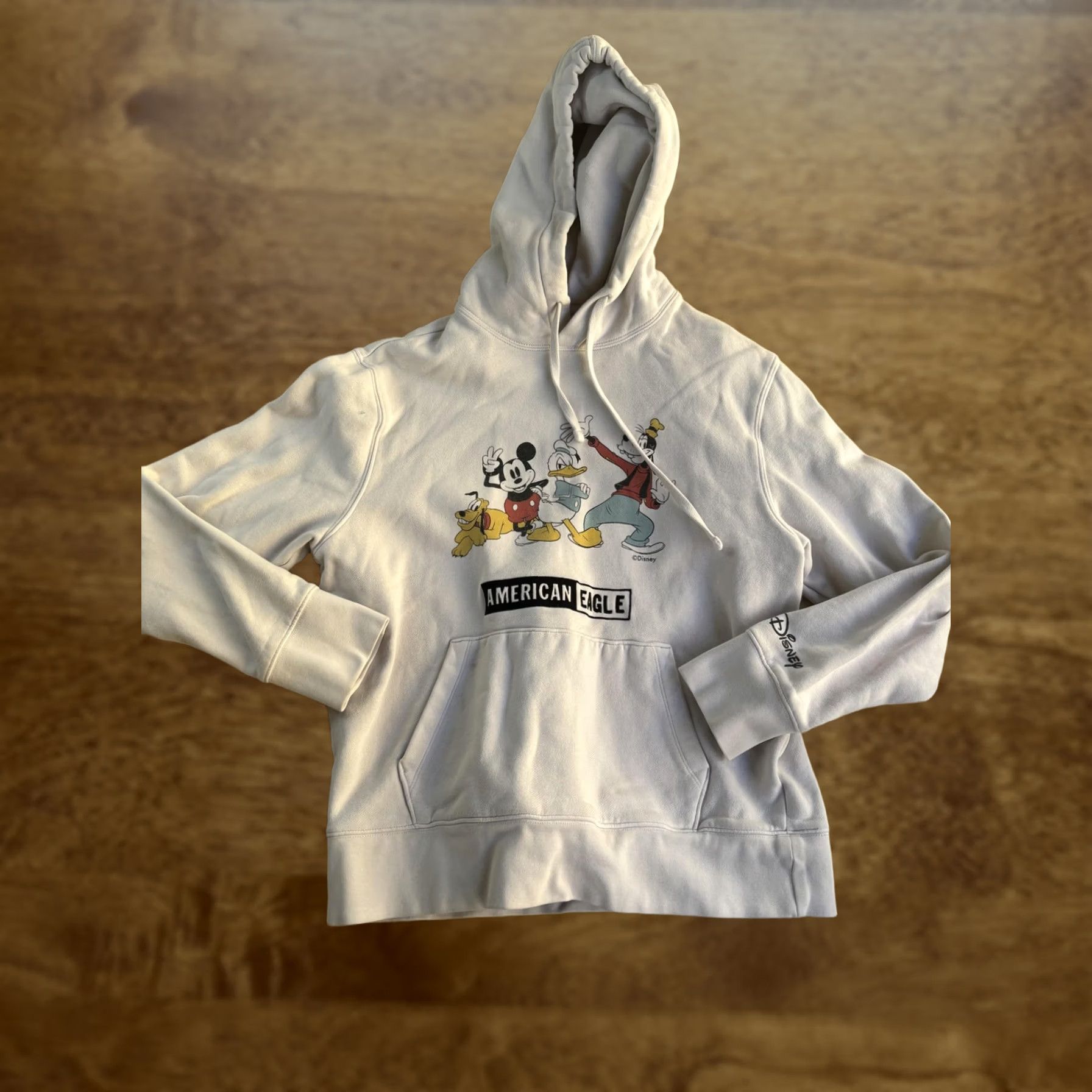 American Eagle Outfitters American Eagle Outfitters Hoodie Womens XL White Disney Mickey Fleece Graphic Size XL / US 12-14 / IT 48-50 - 1 Thumbnail