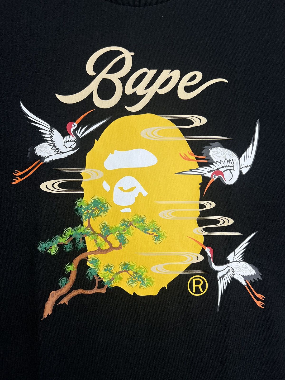 Bape Bape Japanese Crane T-Shirt Size US M / EU 48-50 / 2 - 2 Thumbnail
