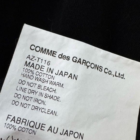 Comme des Garcons Comme Des Garcons X-Ray Logo Graphic T-Shirt Black Men’s XL Size US XL / EU 56 / 4 - 4 Thumbnail