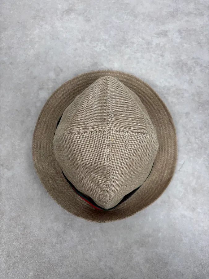 Gucci 2000s Gucci Beige Canvas Hat Size ONE SIZE - 6 Thumbnail
