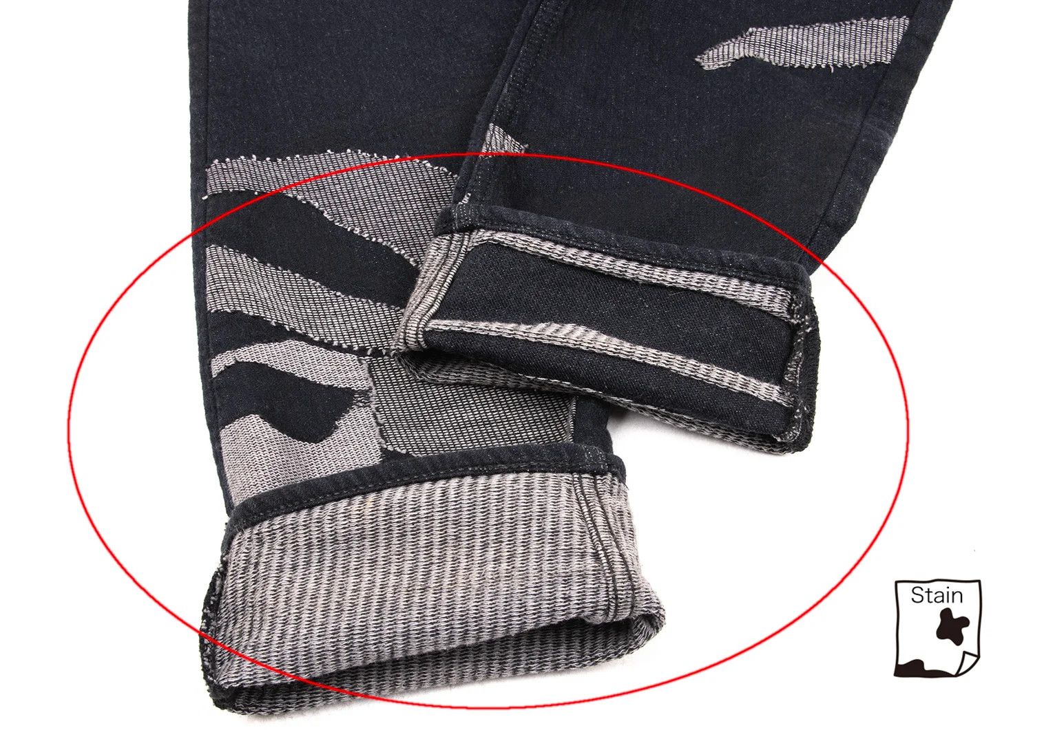 Issey Miyake Graphic Jacquard Denim Pants in Indigo Black and More Size US 38 / EU 54 - 14 Thumbnail