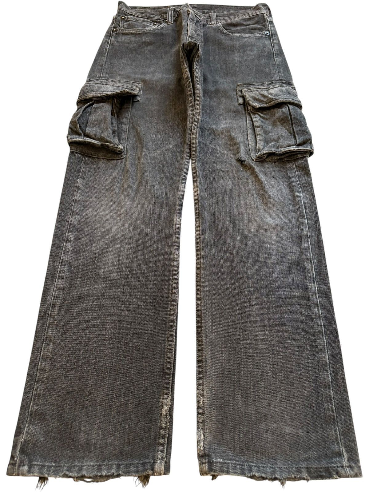 Levi's × Levi's Vintage Clothing Vintage 90s Levis 505 Cargo Faded Wash Distressed Jeans Size US 29 - 1 Thumbnail