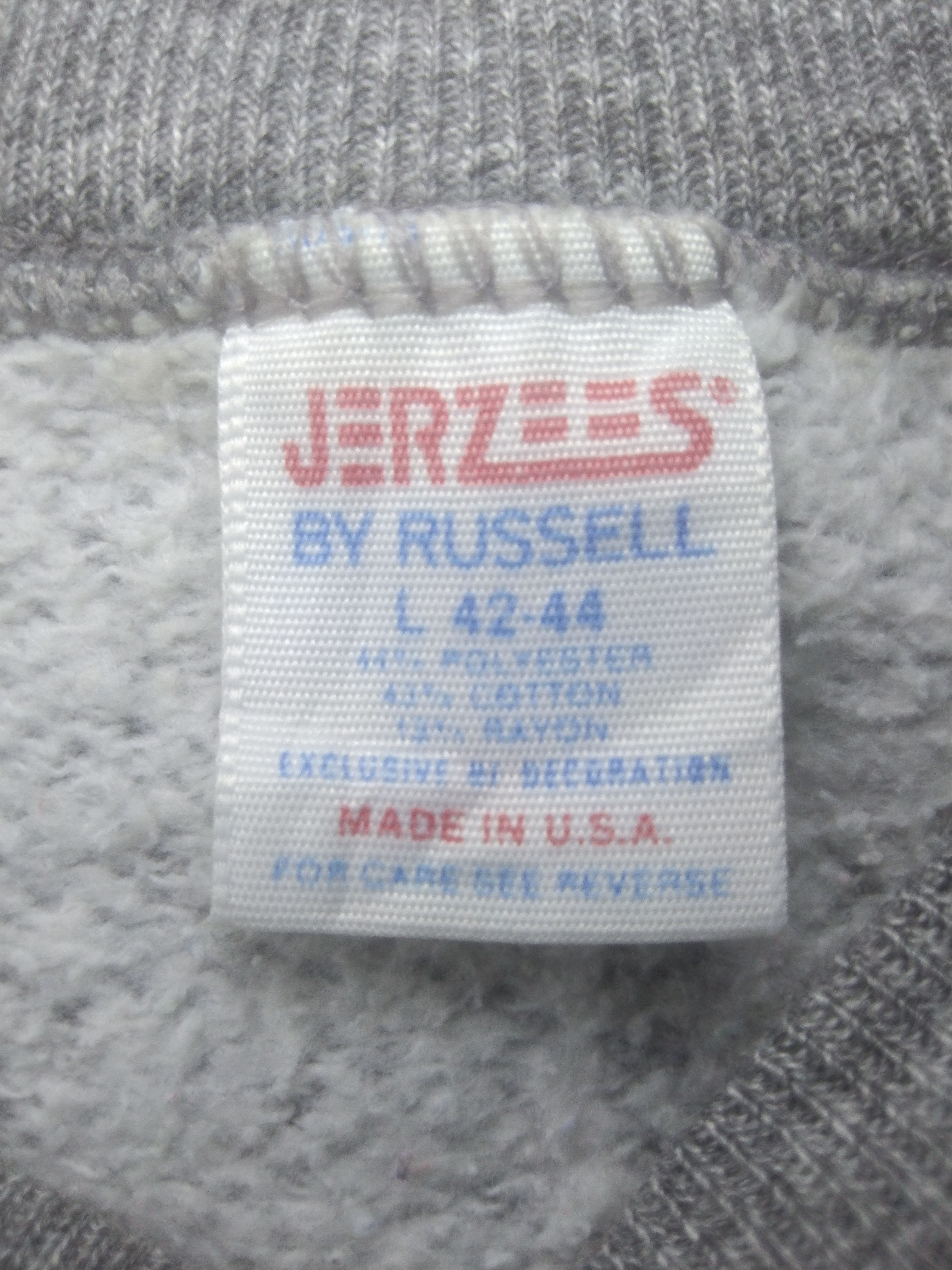 Vintage Vintage Jerzees 80's (13 rayon) MSU American football Size US L / EU 52-54 / 3 - 4 Thumbnail