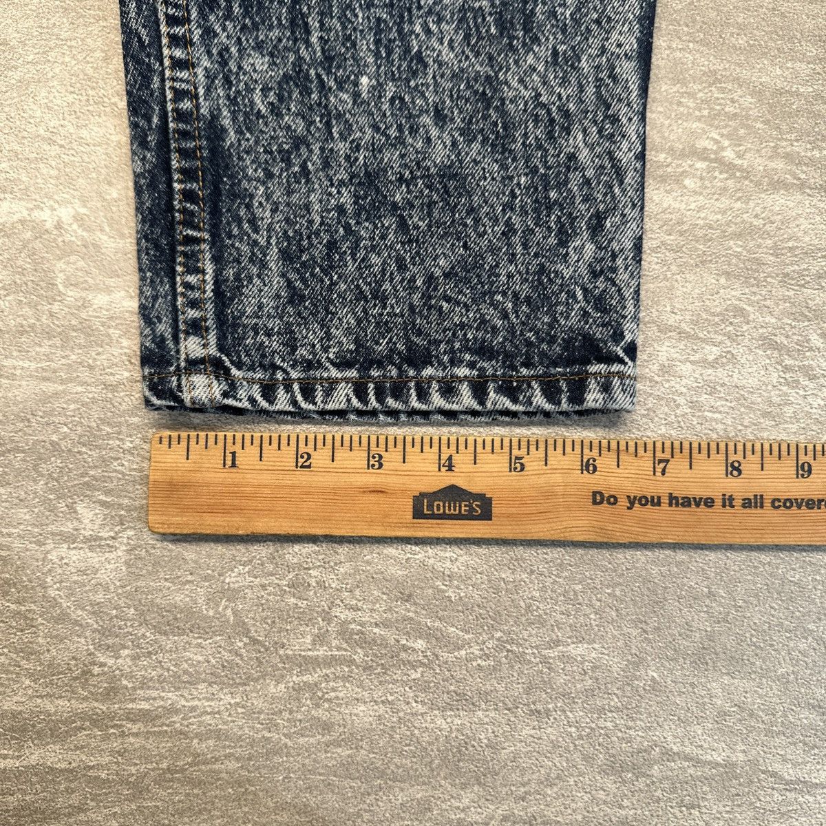 Levi's × Vintage Vtg 80s 90s Levis Acid Wash Orange Tab Blue Denim Jeans USA Size US 32 / EU 48 - 5 Thumbnail