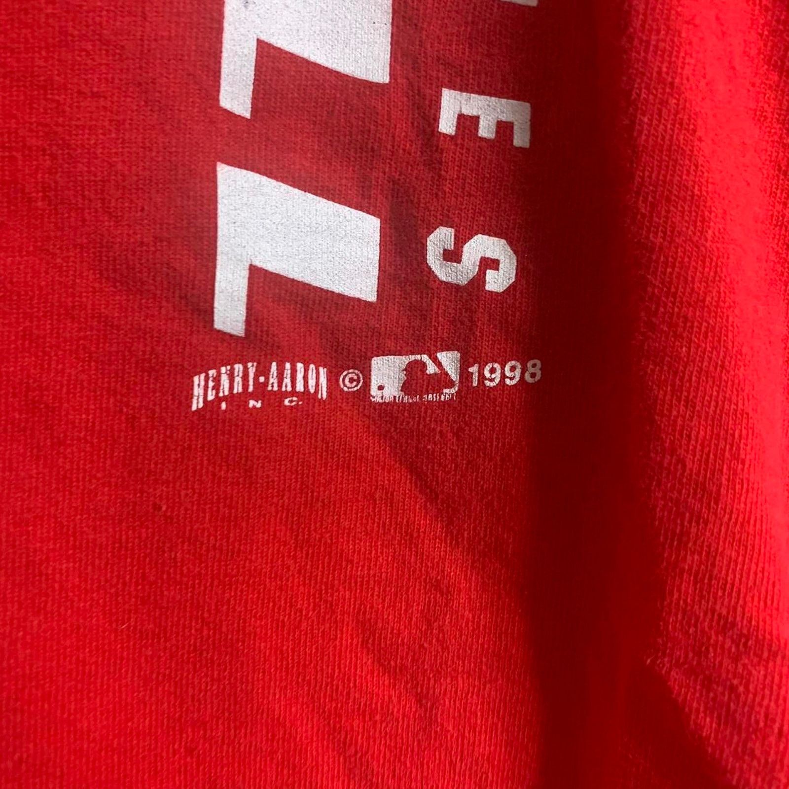 MLB vintage 1998 MLB ATLANTA BRAVES BASEBALL mullet tee shirt M Size US M / EU 48-50 / 2 - 4 Thumbnail