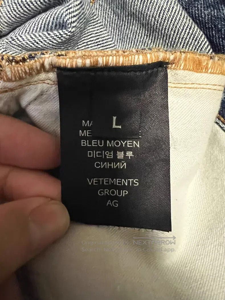 Vetements VETEMENTS size L Flame Jeans Size US 27 - 5 Thumbnail
