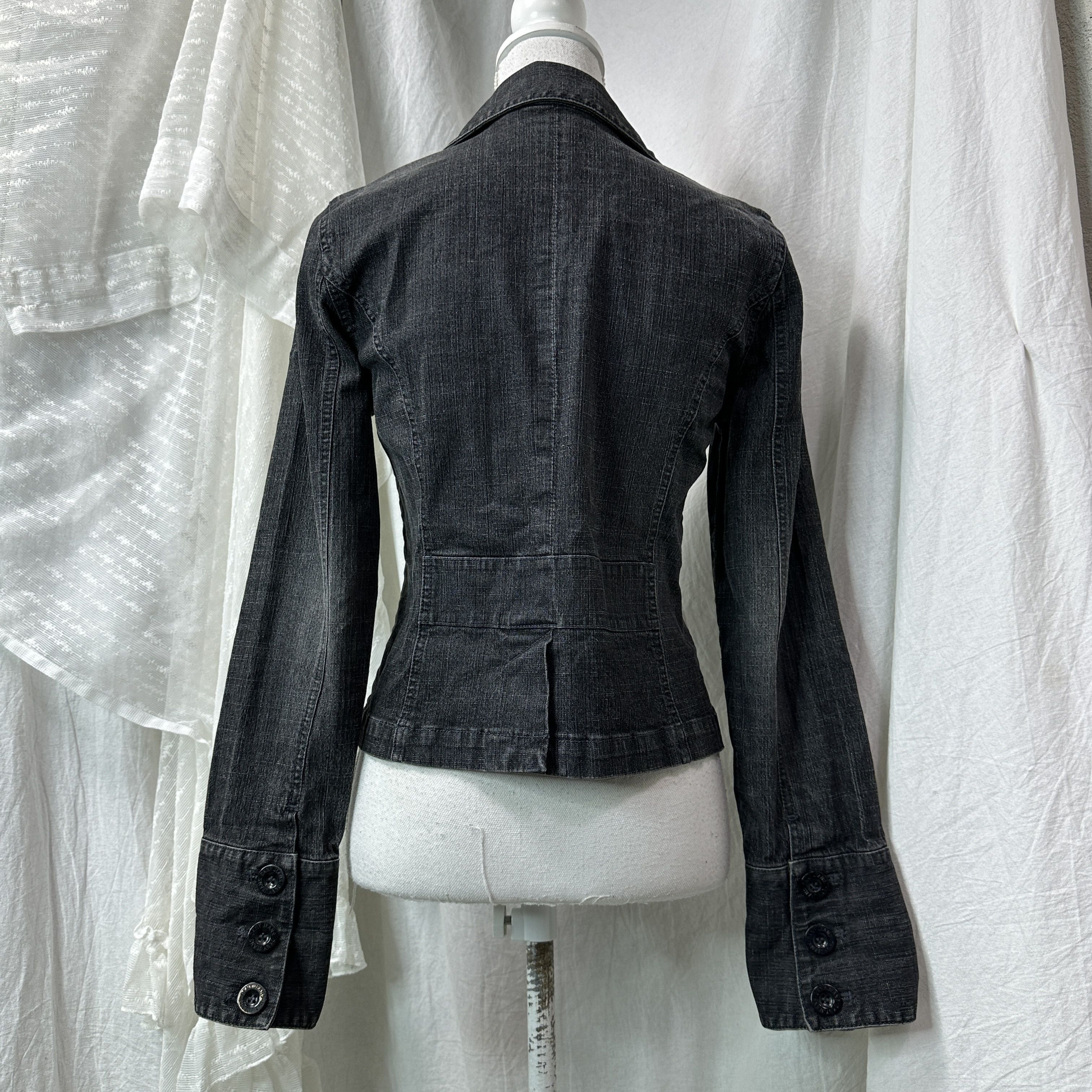 DKNY Vintage Big Buttons Fitted Office Siren DKNY Blazer Y2K Size M / US 6-8 / IT 42-44 - 4 Thumbnail