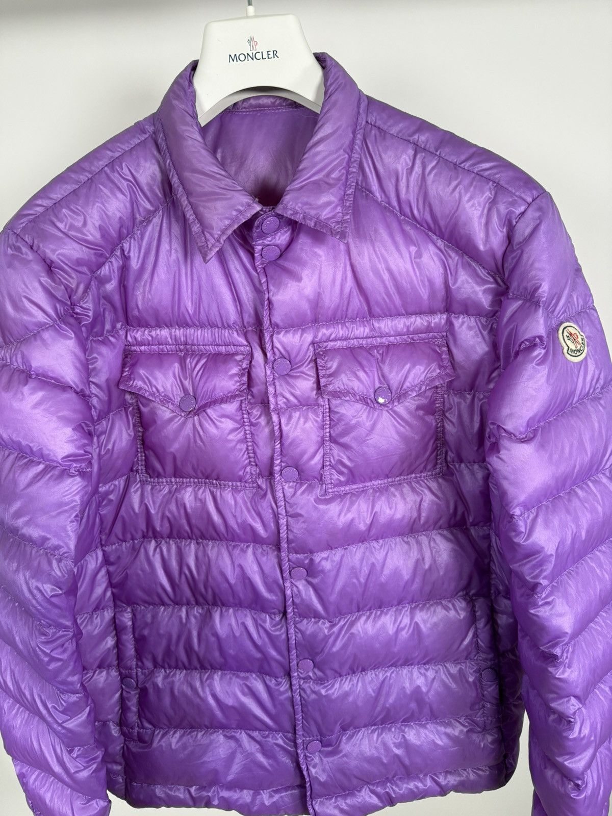 Moncler Moncler Men’s Jacket Gregoire Size 6 (XL) Lilac Size US XL / EU 56 / 4 - 4 Thumbnail