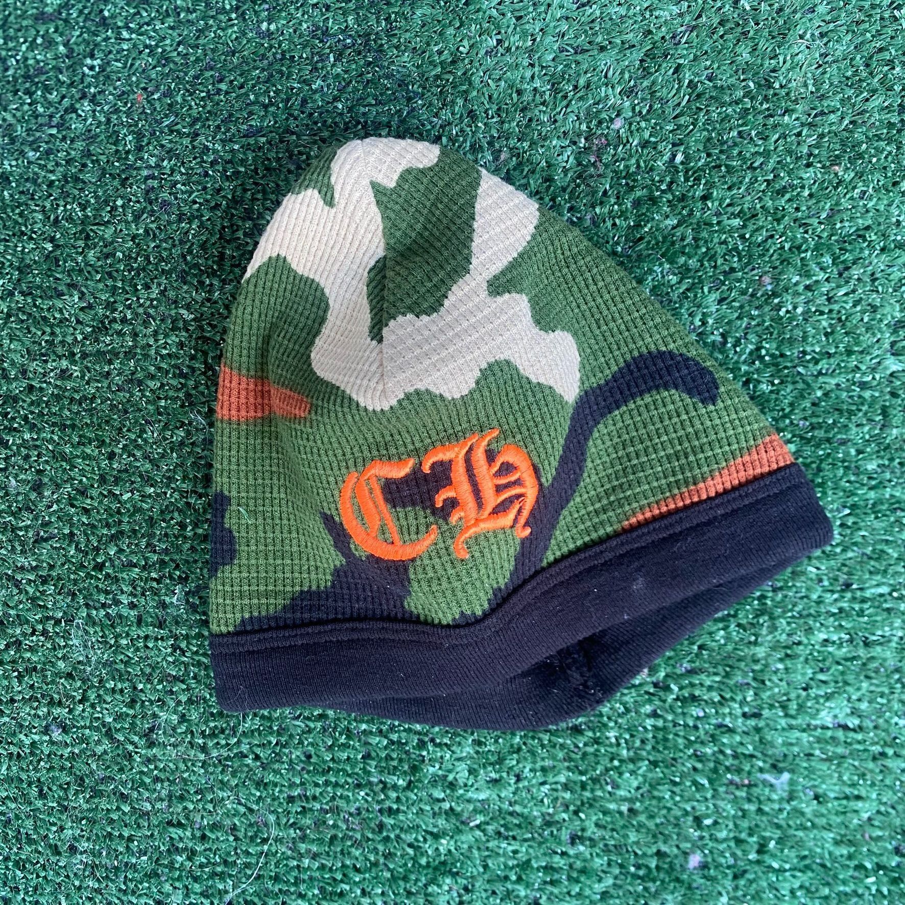 Chrome Hearts Camo Chomper Beanie Matty Boy Logo Skullcap