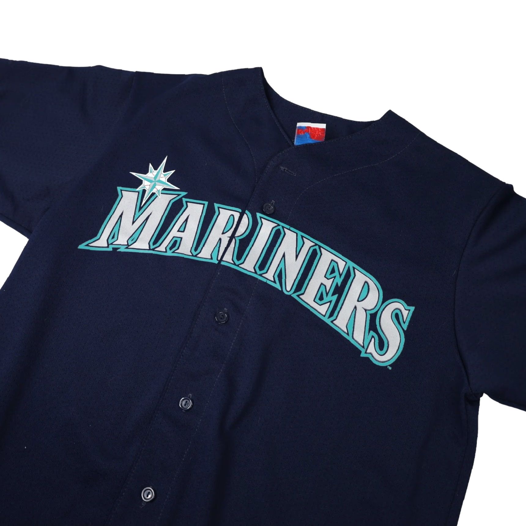 Vintage VINTAGE Majestic Seattle Mariners #3 Alex Rodriguez Blue Large Baseball Jersey Men L Size US L / EU 52-54 / 3 - 2 Thumbnail