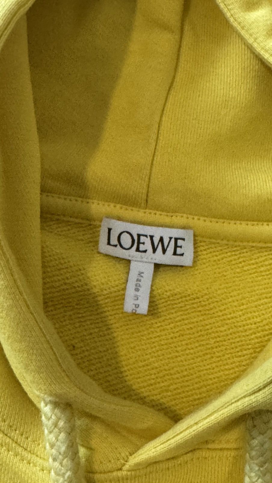 Loewe Loewe Anagram Patch Hoodie - Yellow - XL Size US XL / EU 56 / 4 - 3 Thumbnail