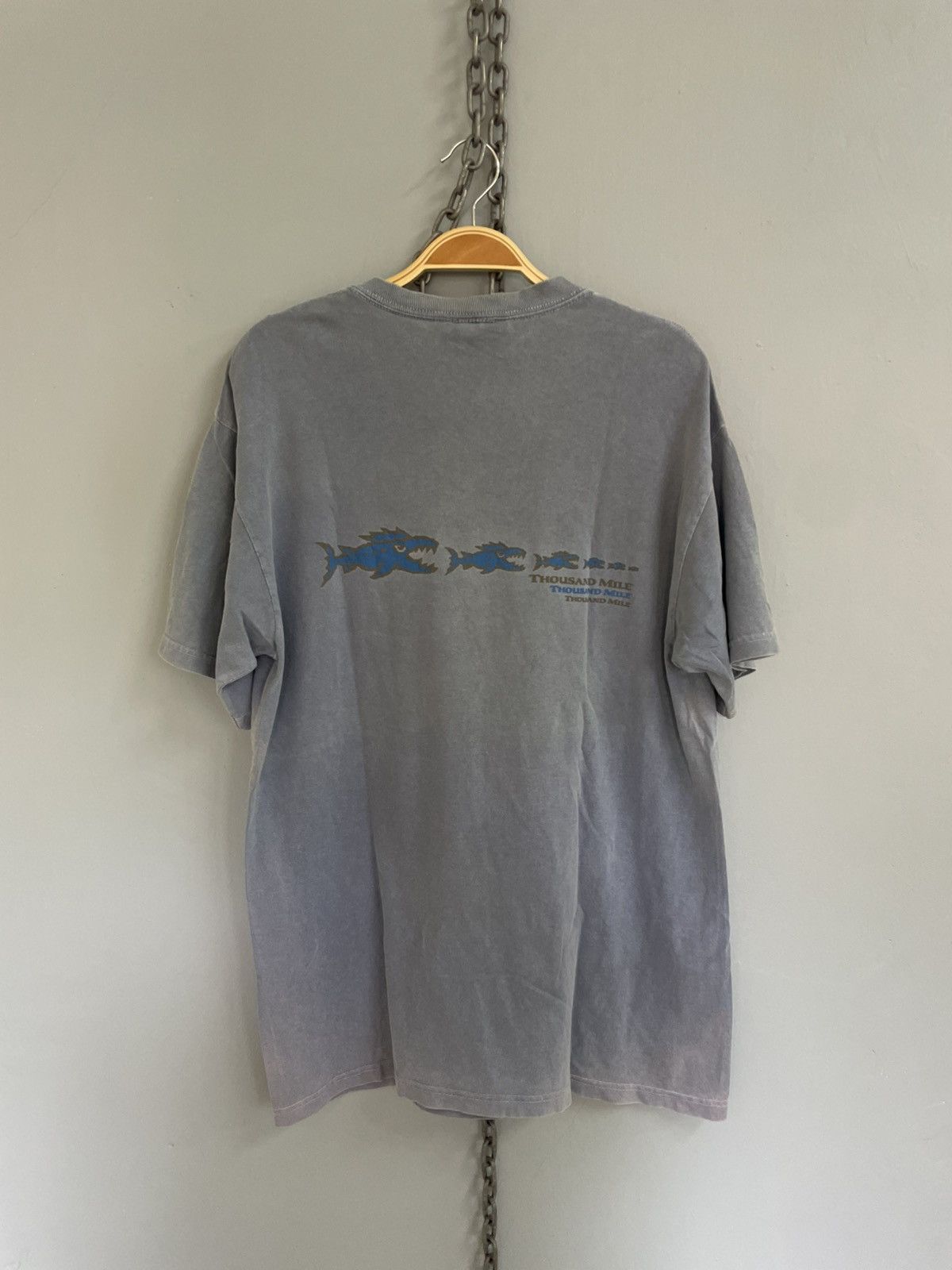 Vintage Vintage 90s Thousand Mile Outdoor wear t shirt Size US M / EU 48-50 / 2 - 2 Thumbnail
