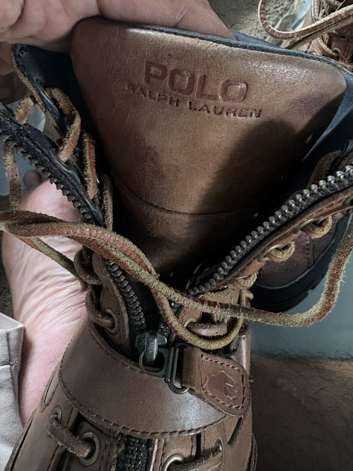 14th Addiction Vintage Polo Ralph Lauren Boots Size US 8 / EU 41 - 11 Thumbnail