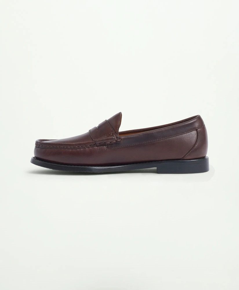 Brooks Brothers Brooks Brothers Brown Westport Penny Loafers Size US 10 / EU 43 - 2 Thumbnail