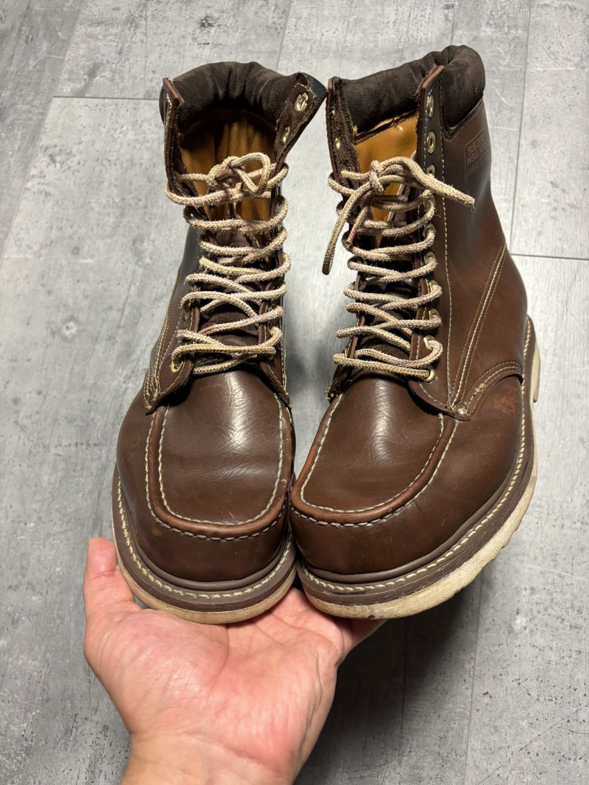 Vintage Vintage 1970’s Sub Zero Insulated Moc Toe Work Boots Size US 10 / EU 43 - 12 Thumbnail