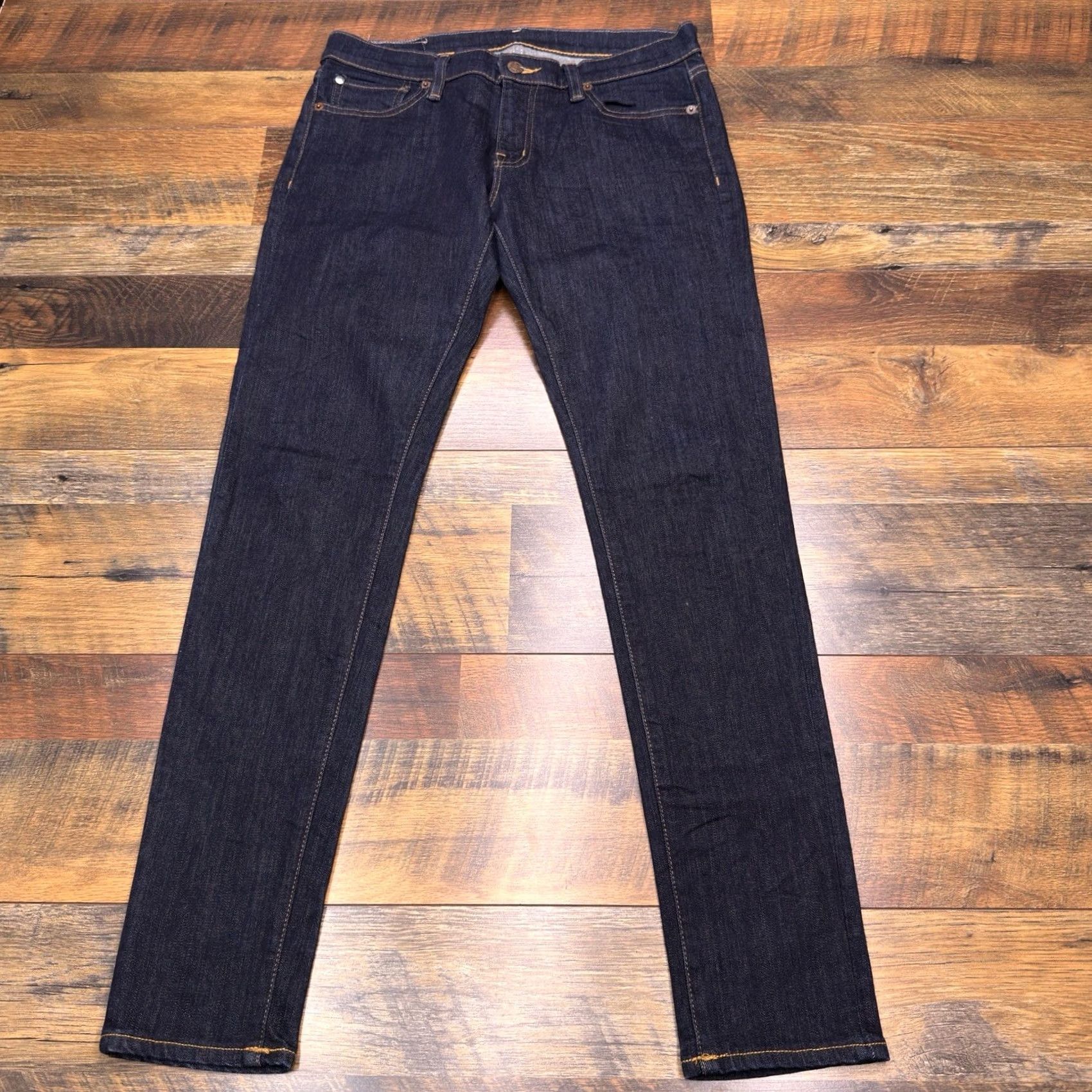 Ralph Lauren Ralph Lauren Denim & Supply Jeans Skinny 30 Mid Rise Stretch Blue Womens Regular 5-Pocket USA Logo Denim Cotton Blend Zip Inseam 29.5 Size 30" / US 8 / IT 44 - 2 Thumbnail