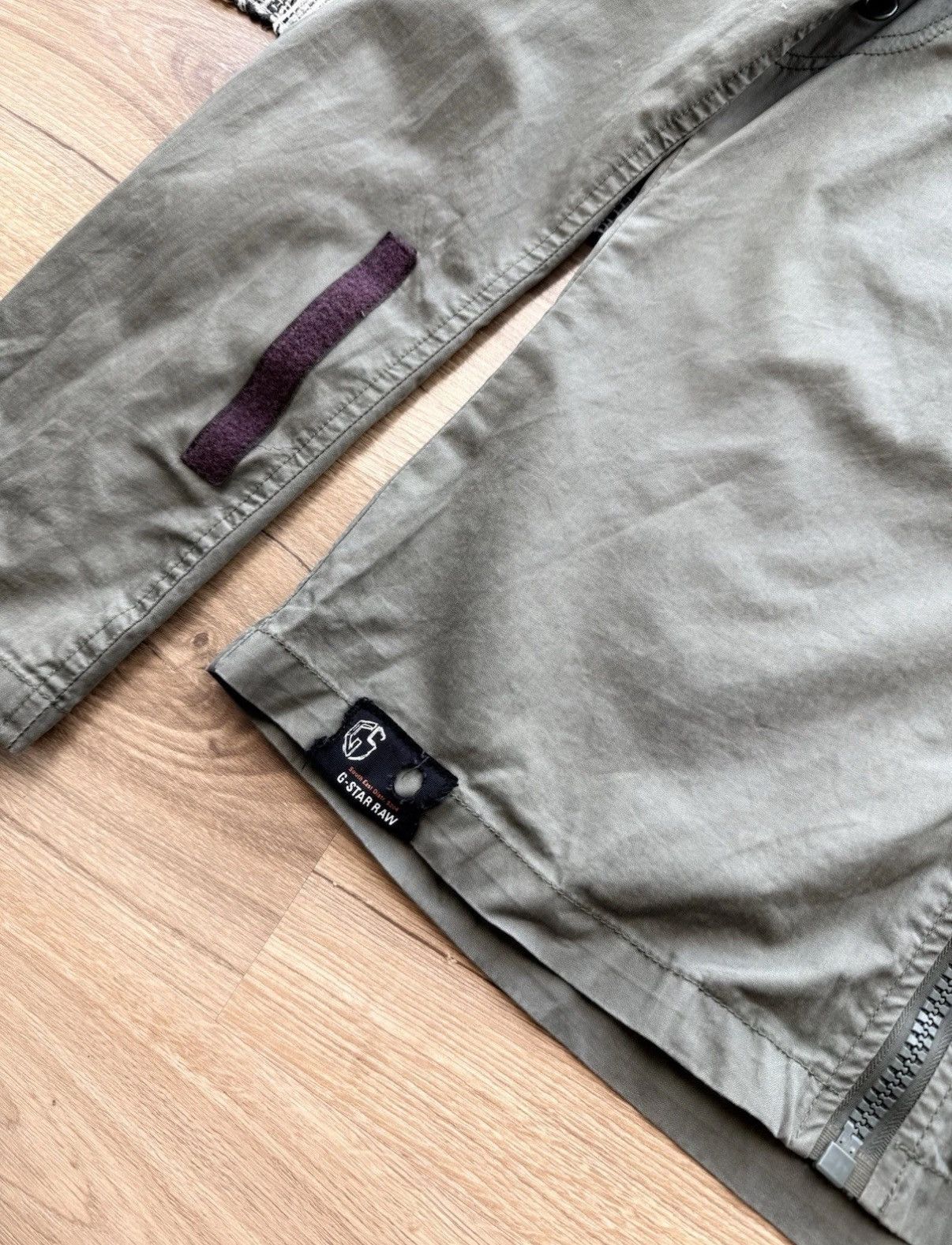 G-Star VINTAGE G-STAR RAW MILITARY JACKET SOUTH WITH HOOD COTTON Size US L / EU 52-54 / 3 - 6 Thumbnail