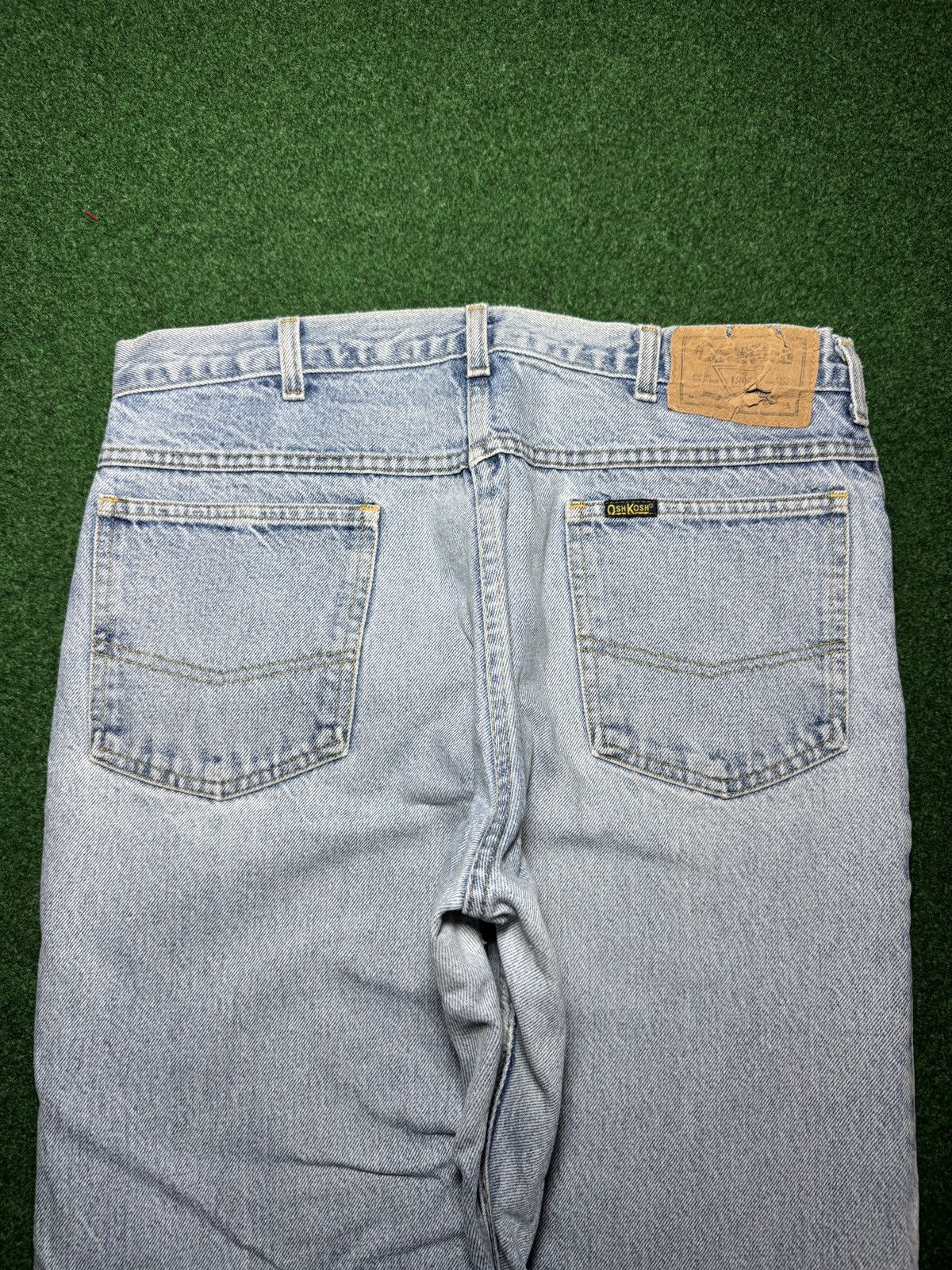 Oshkosh Vintage OshKosh Light Wash 34x28 Talon Straight Denim Jeans Size US 34 / EU 50 - 3 Thumbnail