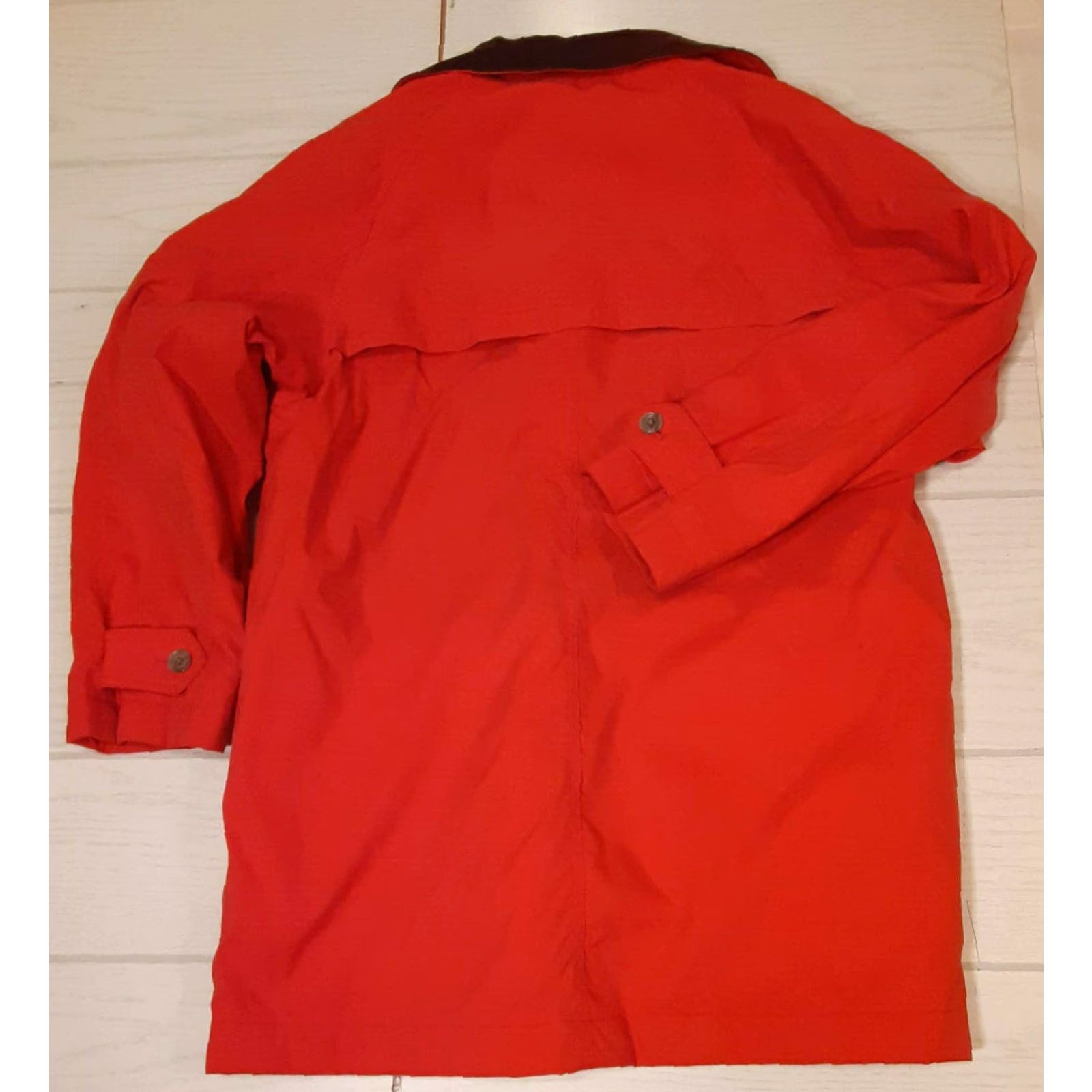 Eddie Bauer VINTAGE Eddie Bauer Red Barn Style Coat Womens S Red Quilted Nylon Full Zip Outdoor 30in Long Pit to Pit 21in - Womens Size S / US 4 / IT 40 - 3 Thumbnail