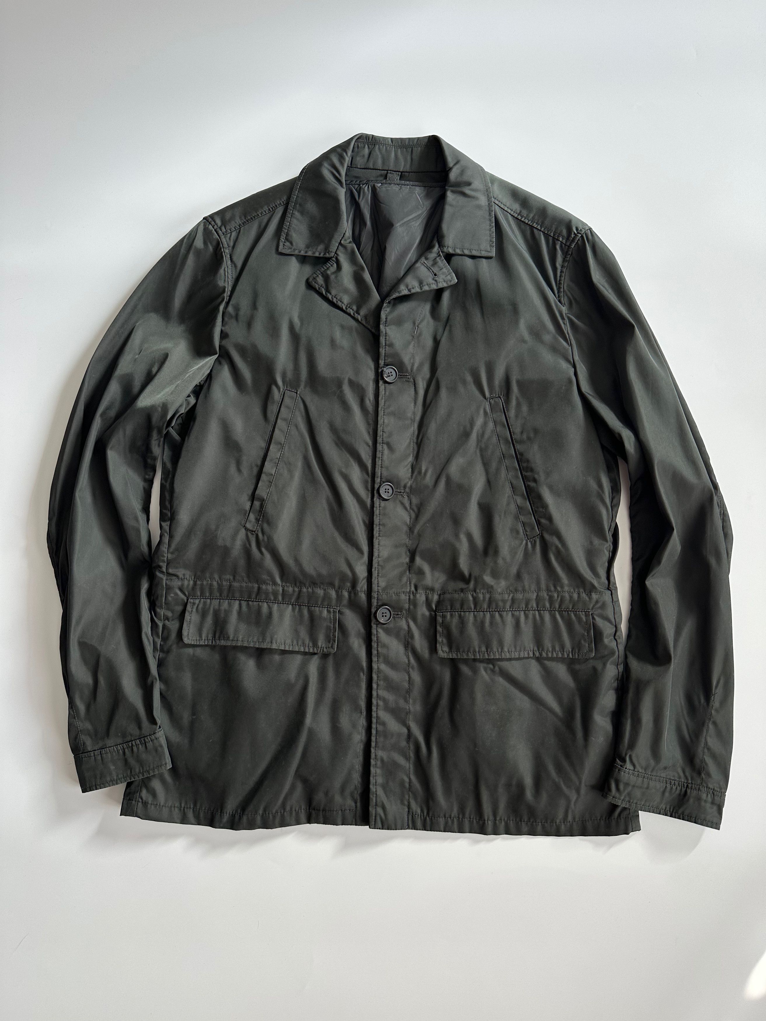 Prada Prada Black Tab Dark Green Jacket with Lining Size US L / EU 52-54 / 3 - 1 Thumbnail