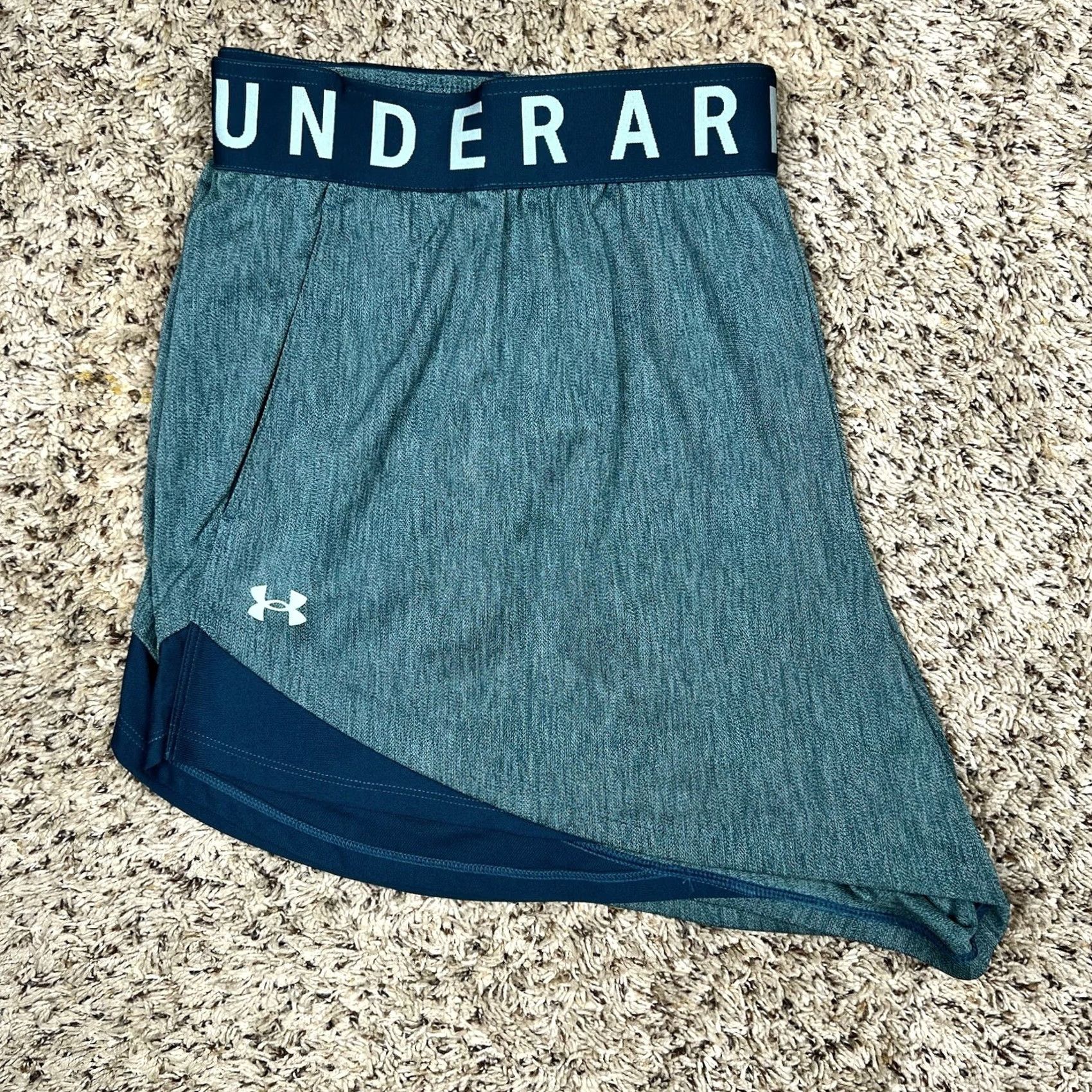 Under Armour VINTAGE? Under Armour Shorts Womens 3XL Green Lightweight Athletic Comfort Fit Size 30" / US 8 / IT 44 - 6 Thumbnail