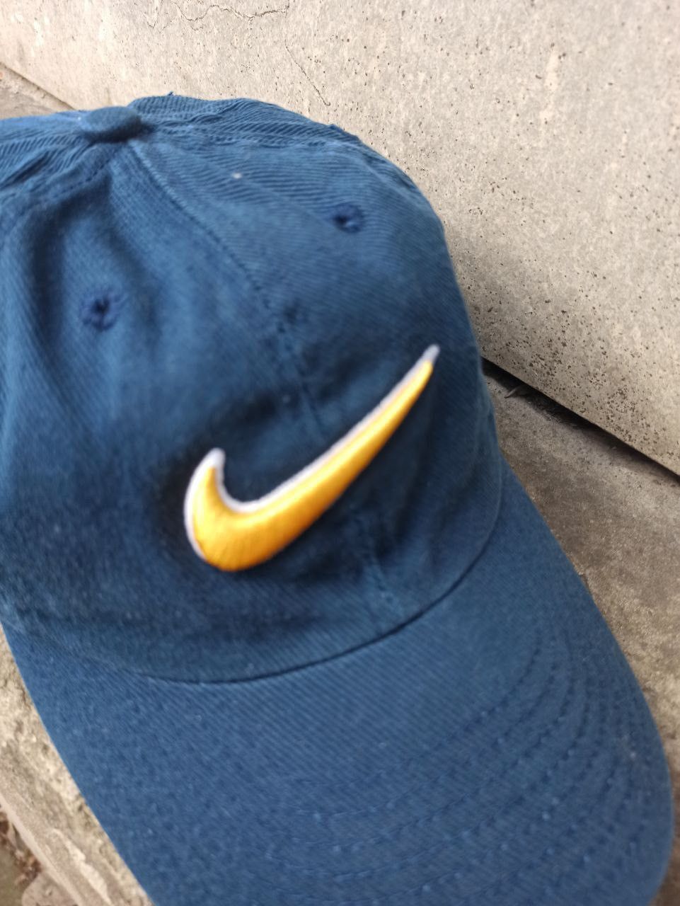 Nike Nike vintage big logo navy blue cap red tags Size ONE SIZE - 2 Thumbnail