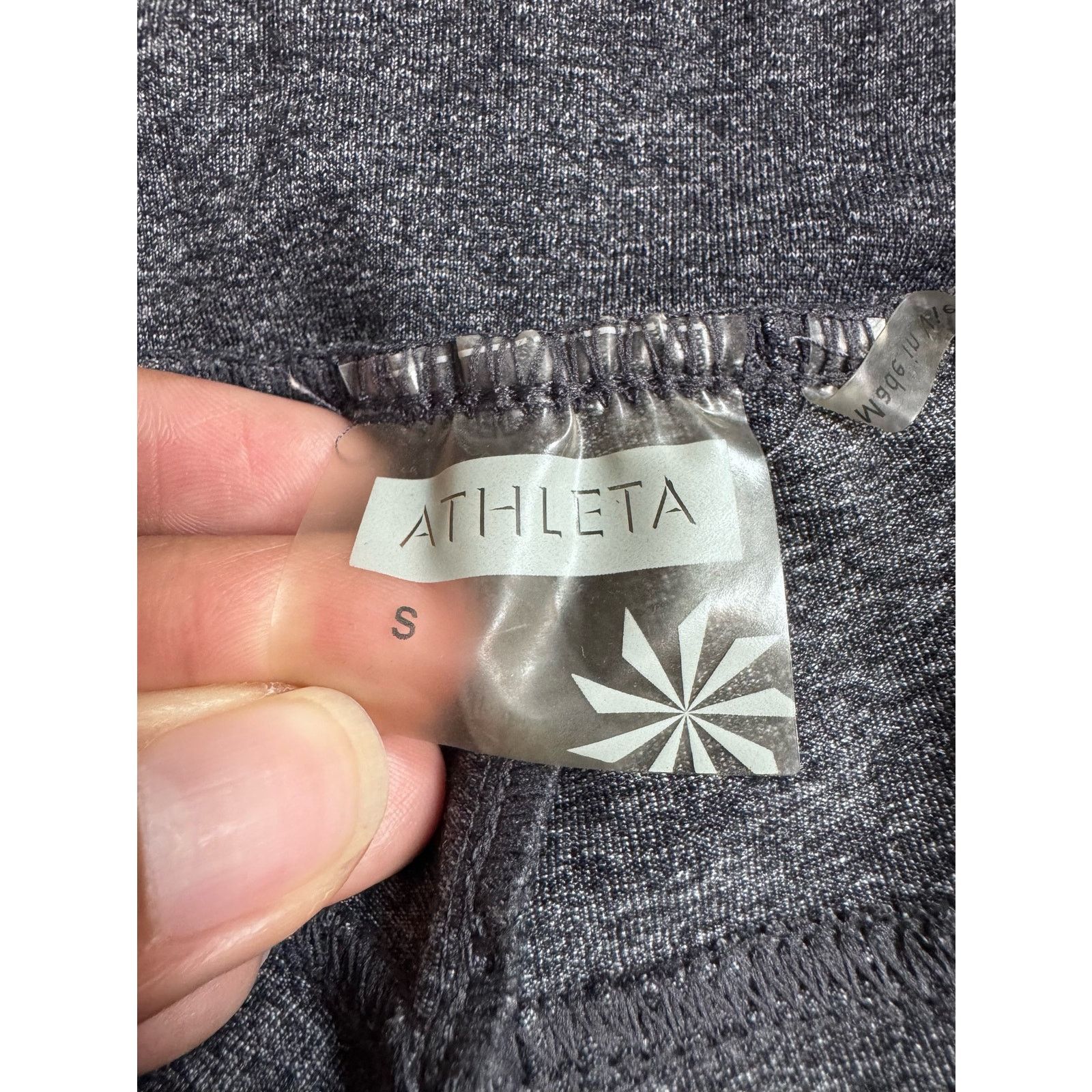 Athleta Athleta Bootcut Classic Flared Stretch Yoga Pants Grey USED Size 27" / US 4 / IT 40 - 3 Thumbnail