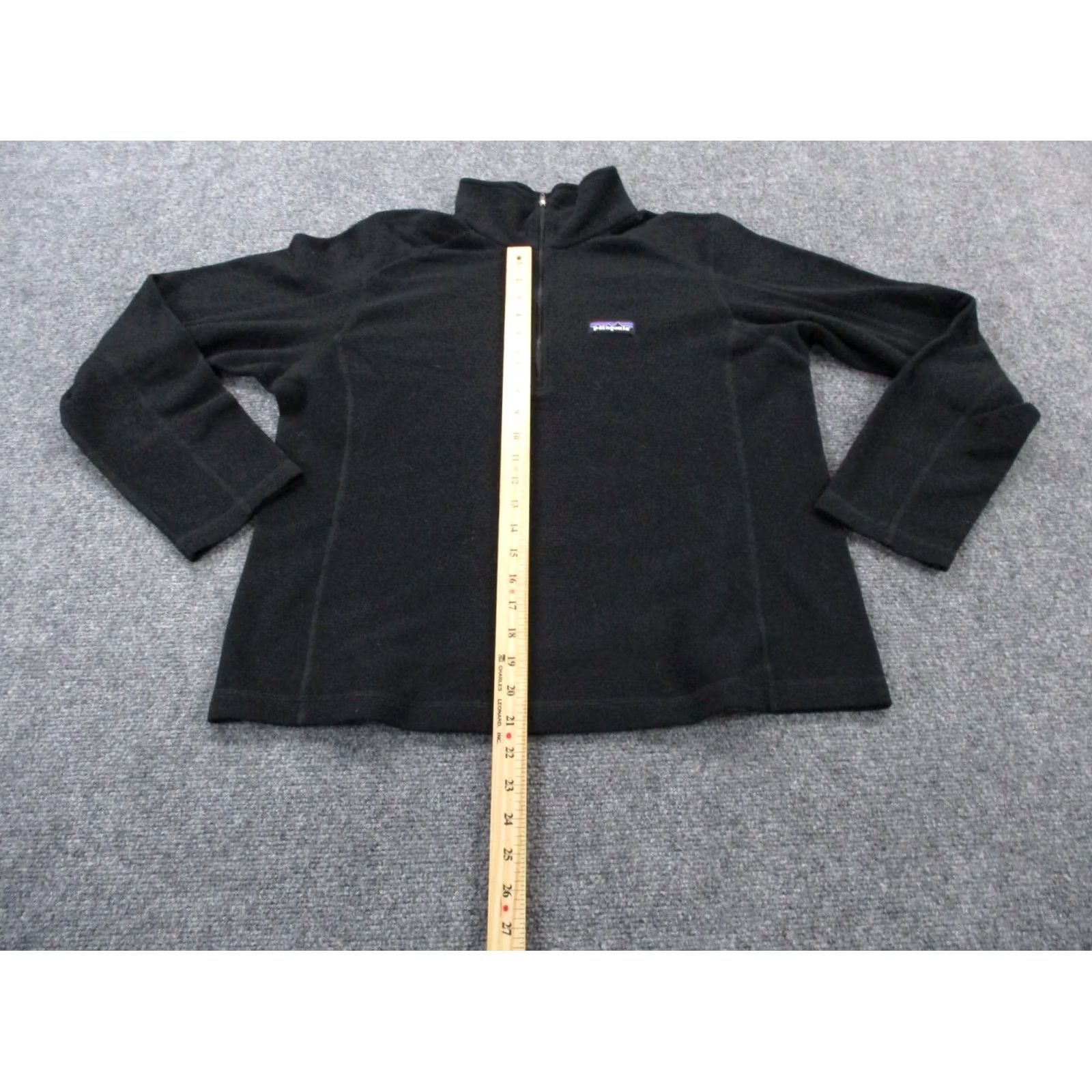 Patagonia Patagonia Jacket Womens L Black Fleece Zip 1/4 Pocket Outdoor Windbreaker 25420 90s? Size L / US 10 / IT 46 - 3 Thumbnail