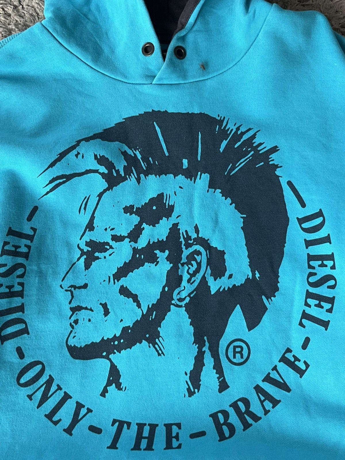 Diesel Vintage Hoodie Japanese Brand Diesel Size US XXL / EU 58 / 5 - 3 Thumbnail