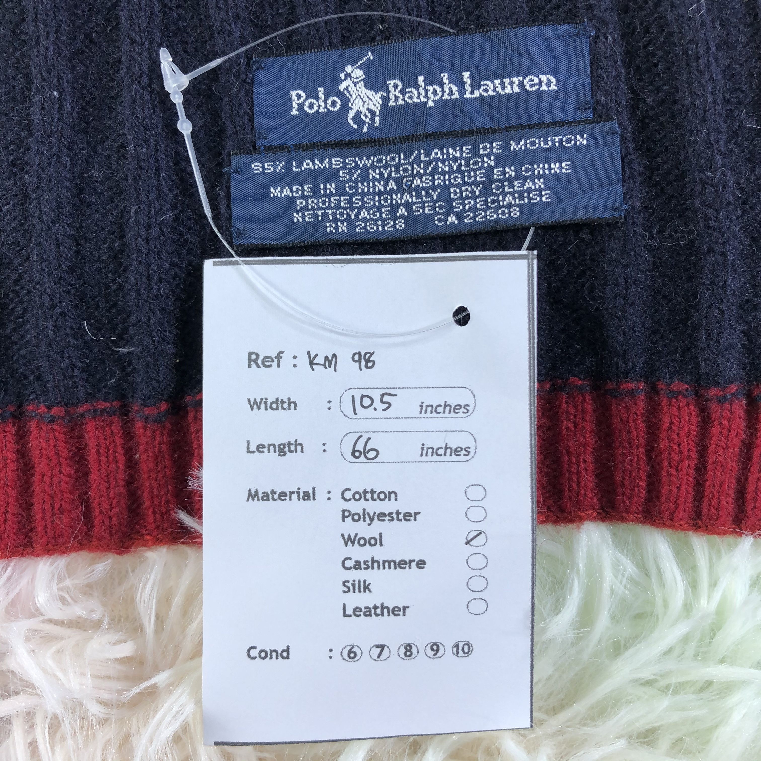 Polo Ralph Lauren × Vintage Polo Ralph Lauren Scarf / Muffler / Neckwear - KM98 Size ONE SIZE - 6 Thumbnail
