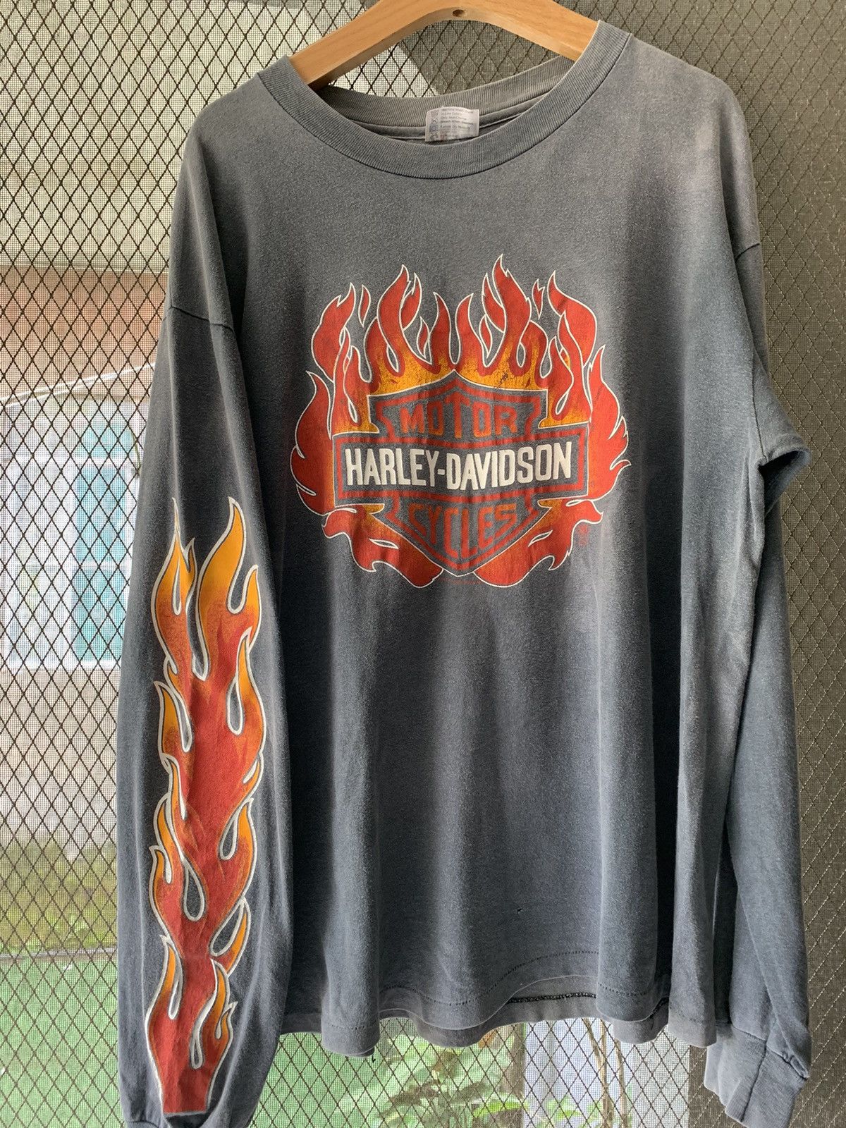 Hanes × Harley Davidson × Vintage IMMACULATELY FADED 80s HARLEY 
