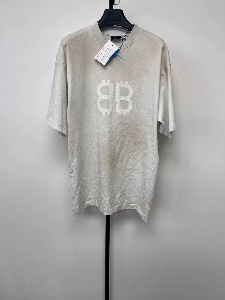 Balenciaga Balenciaga Logo Print Short Sleeve T-Shirt Size US XXS / EU 40 - 1 Thumbnail