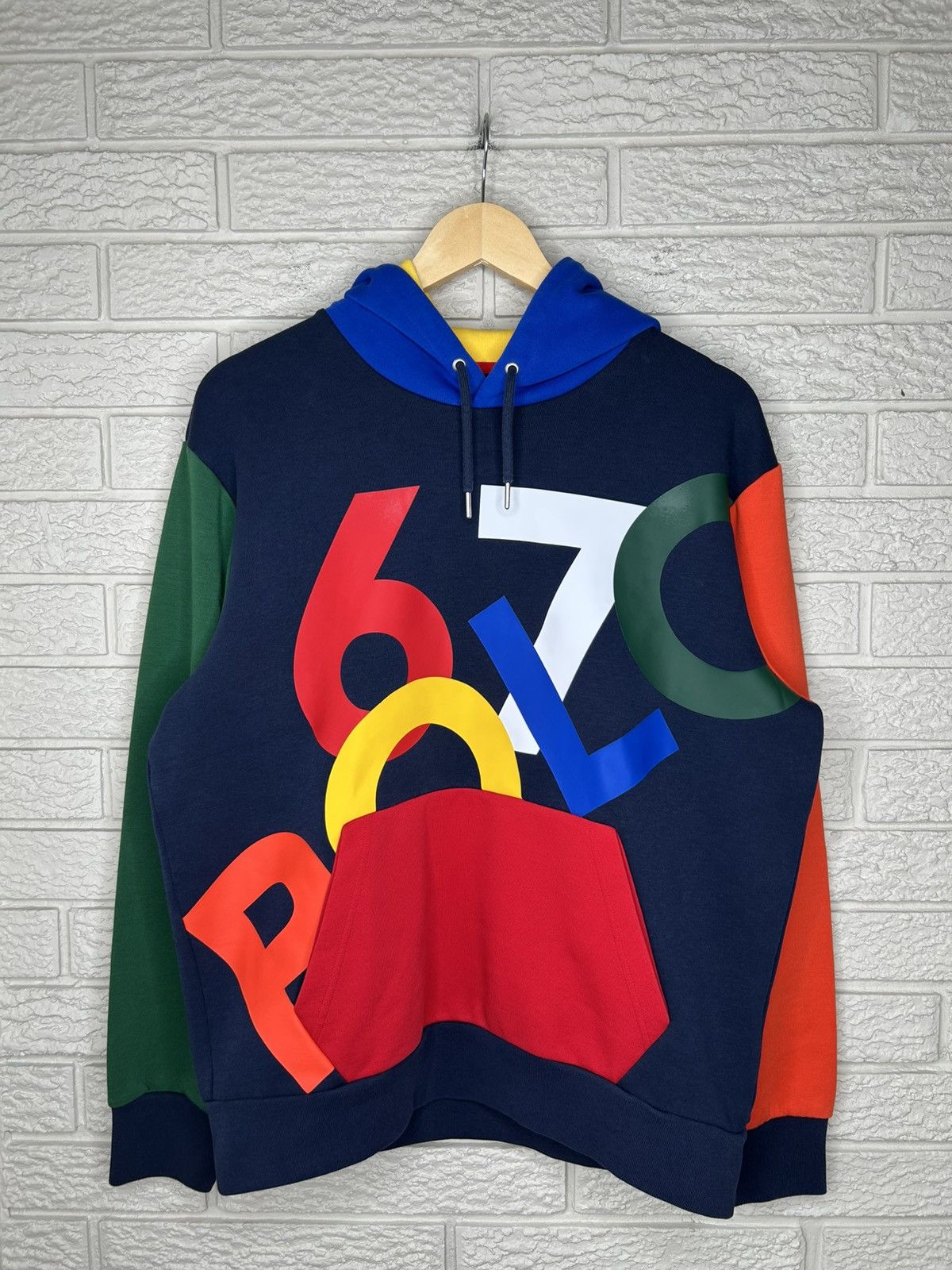 Polo Ralph Lauren Polo Ralph Lauren Color Block Logo Hoodie Size US M / EU 48-50 / 2 - 1 Thumbnail