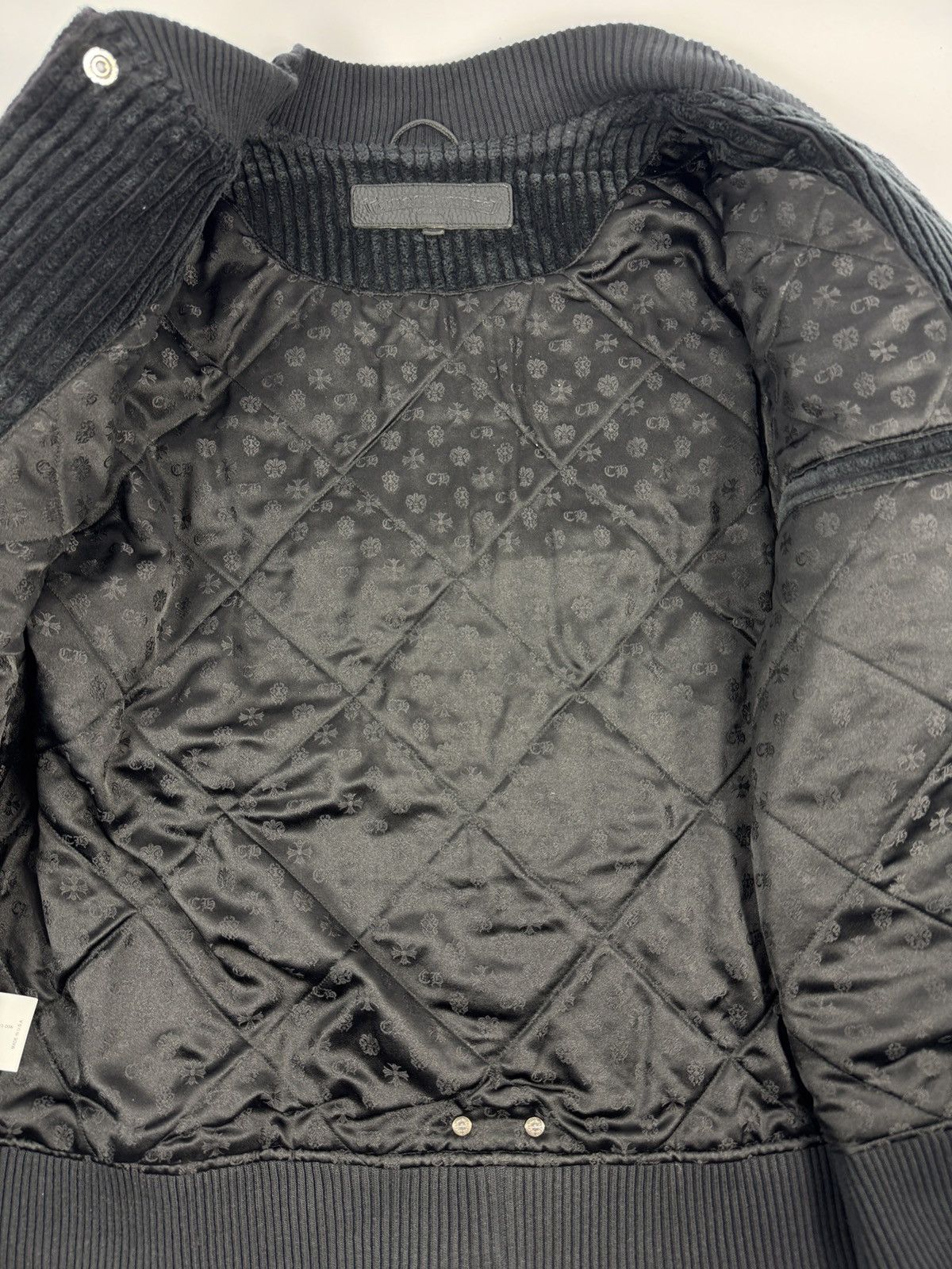 Chrome Hearts + MATTY BOY CROSS LIPS CORDUROY BOMBER JACKET Size US XL / EU 56 / 4 - 9 Thumbnail