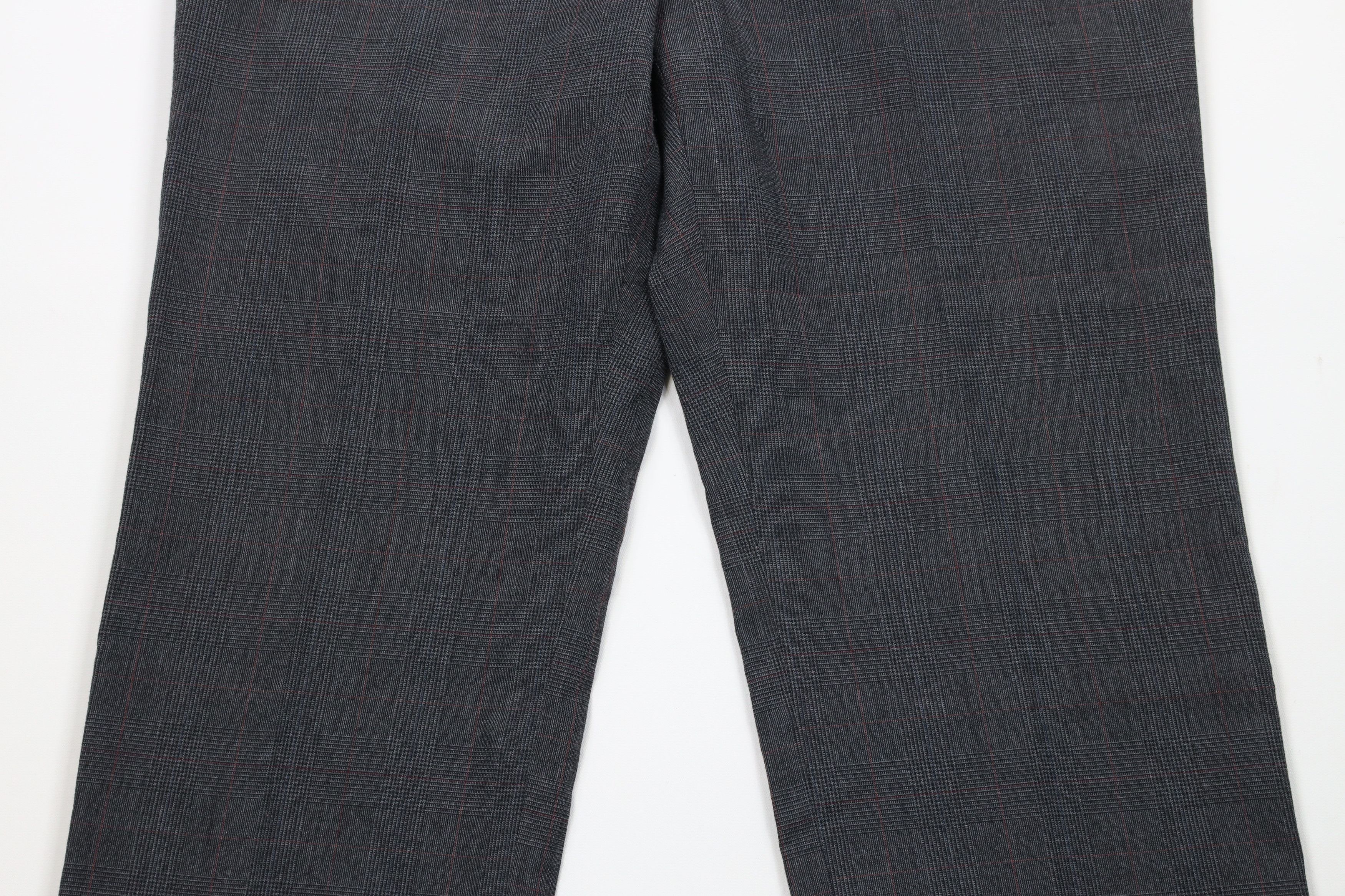 Vintage Vintage 70s Streetwear Wide Leg Chino Pants Trousers Plaid Size US 36 / EU 52 - 3 Thumbnail