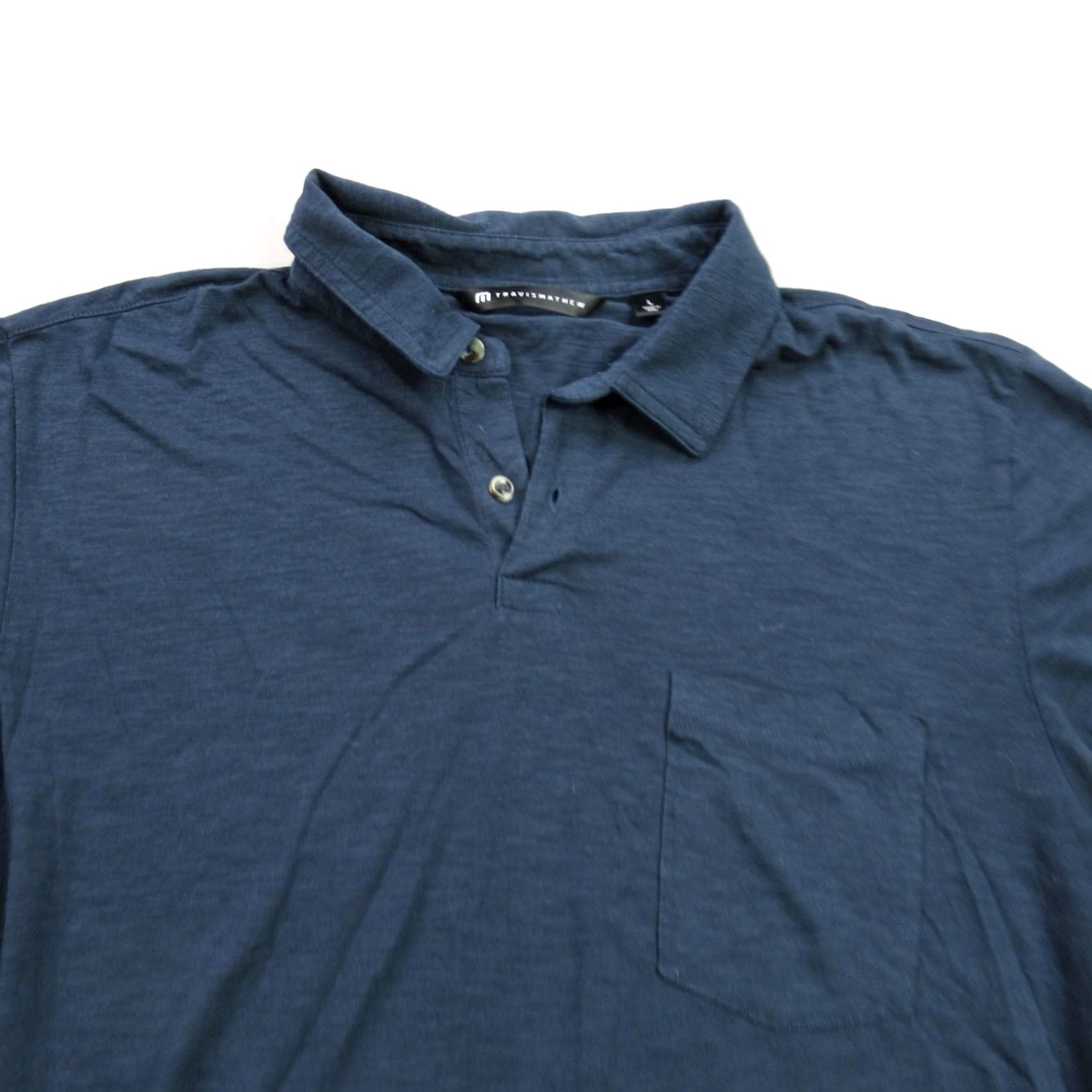TravisMathew Travis Mathew Mens Large Polo Golf Shirt Casual Short Sleeve Blue Outdoors Size US L / EU 52-54 / 3 - 3 Thumbnail
