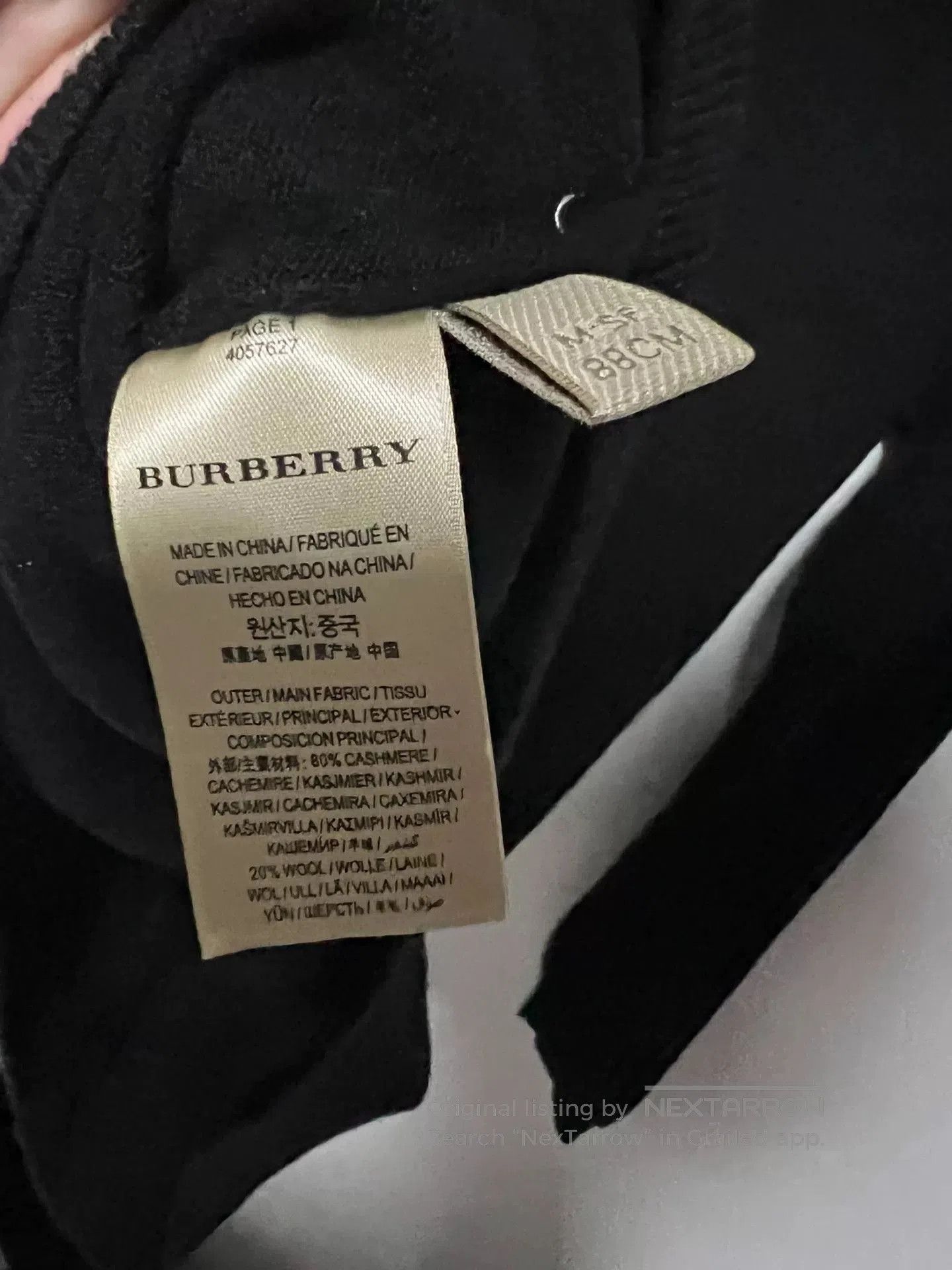 Burberry Burberry Men's Sweater with Embroidery. Size US M / EU 48-50 / 2 - 6 Thumbnail