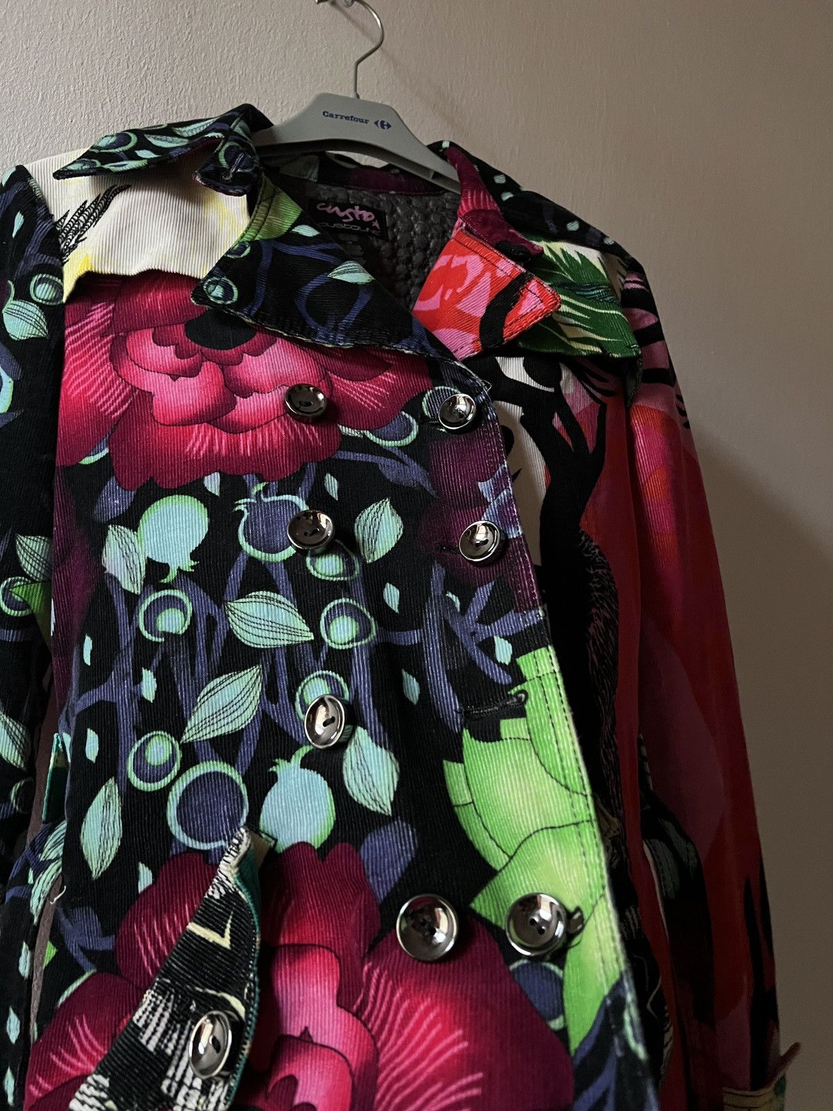Custo Barcelona Custoline Floral Trench Coat