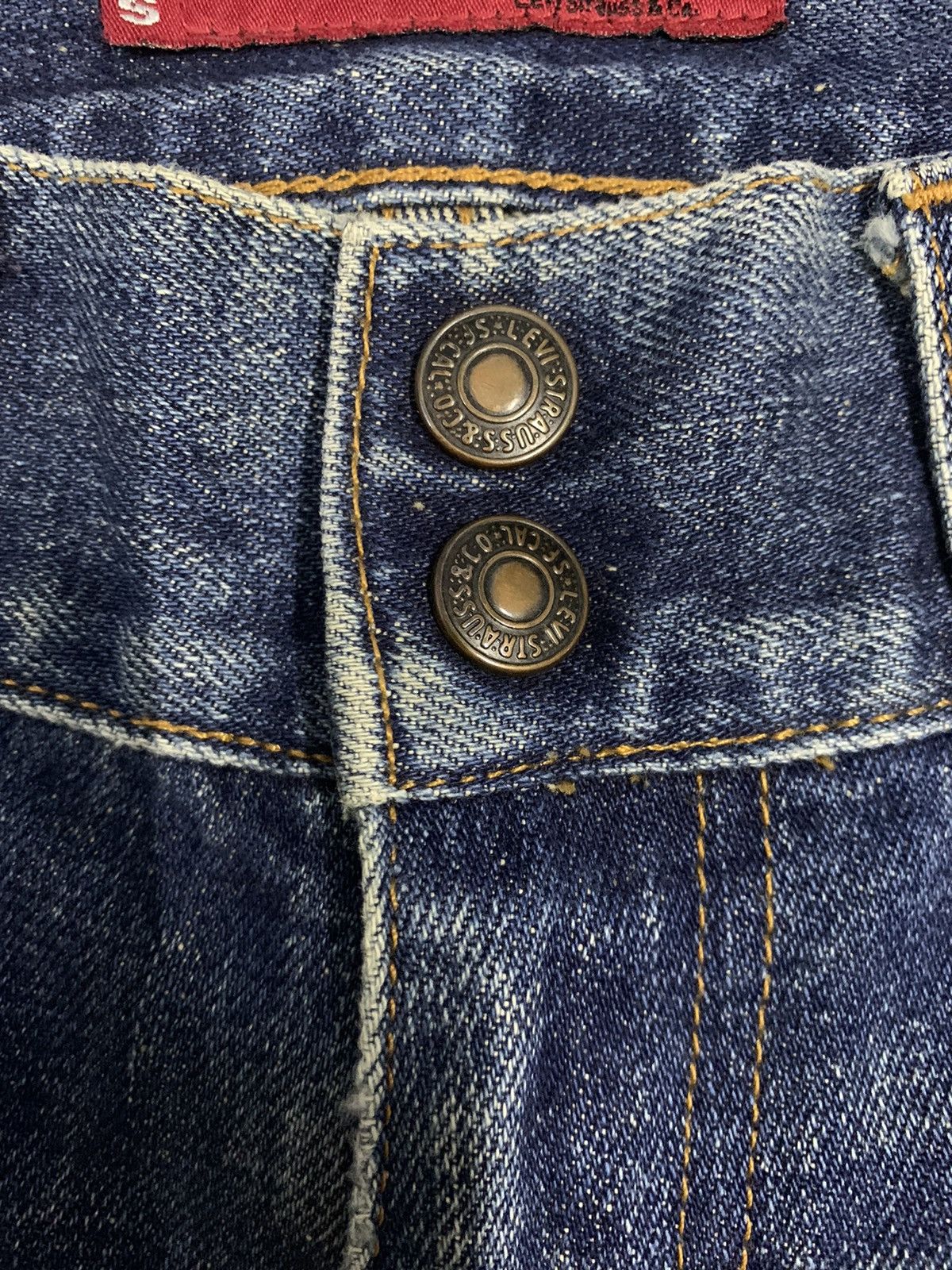 Levi's Vintage 90s Levis Red Tab Distressed Bush Denim Pants Size US 29 - 15 Thumbnail